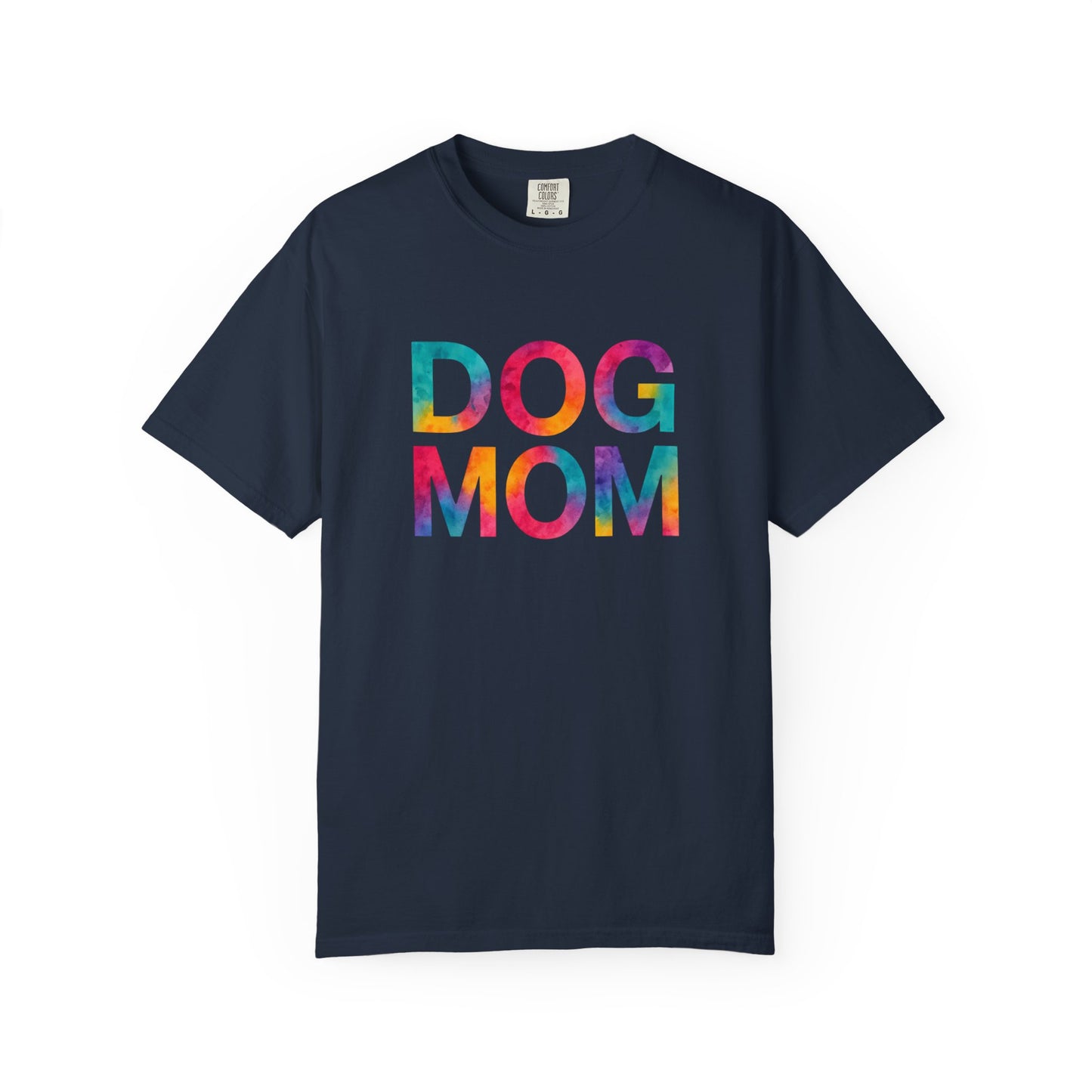 Colorful Dog Mom T-Shirt, Cute Pet Lover Tee, Perfect Gift for Dog Owners, Casual Wear, Animal Lovers Apparel