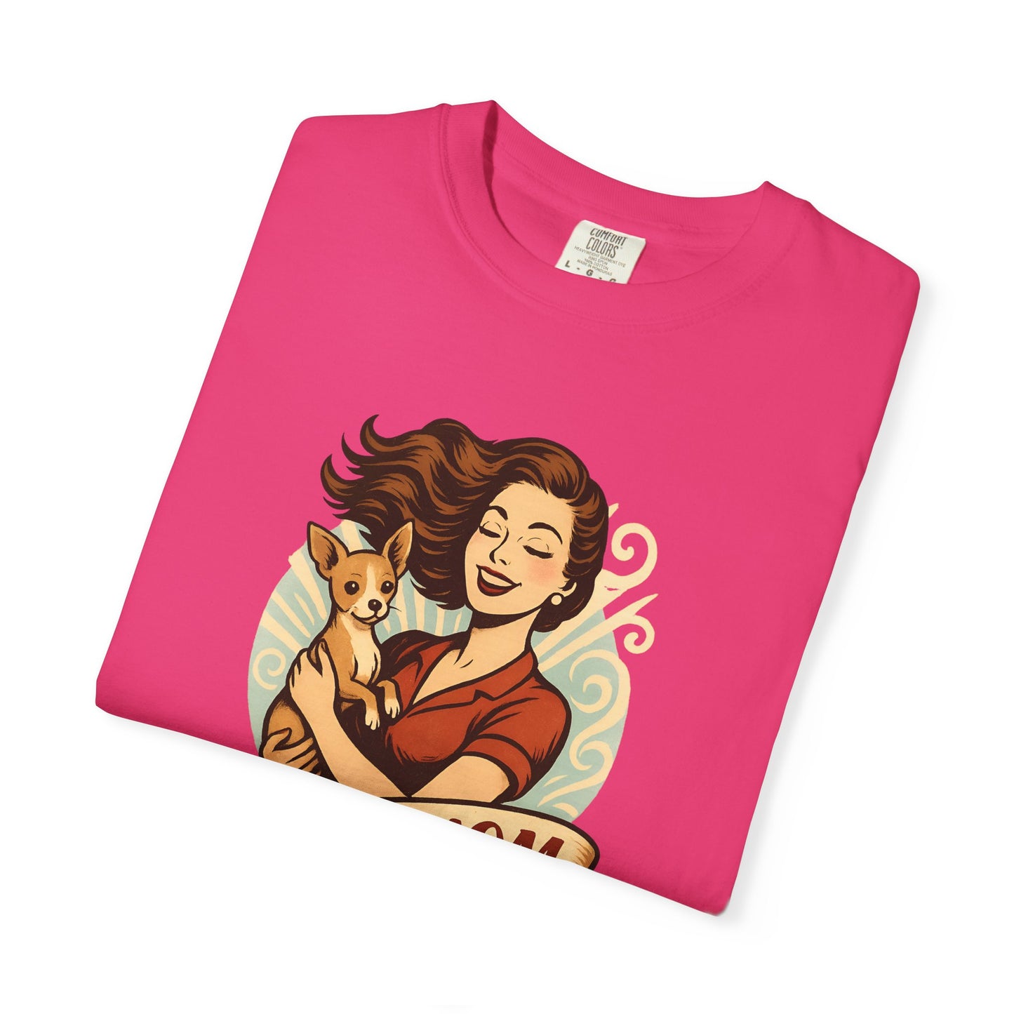 Dog Mom T-Shirt, Unisex Dog Lover Tee, Pet Owner Gift, Cute Dog Theme Apparel, Mother's Day Gift Idea, Casual Dog Mom Outfit