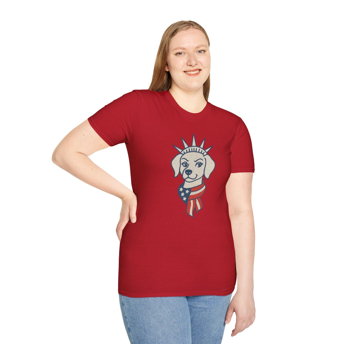 Patriotic Unisex T-Shirt with Flag Design, USA Pride Shirt, Everyday Wear, 4th of July Gift, Casual Style, American Flag Tee