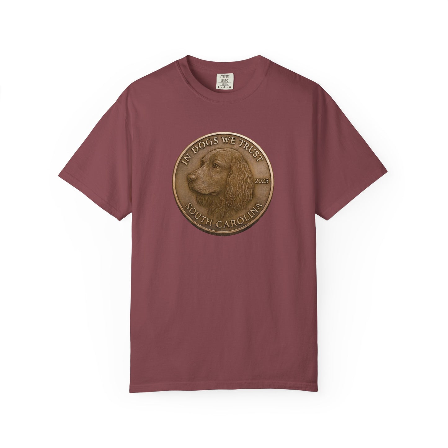 South Carolina State Coin T-Shirt Collection - Proud Dog Breed Illustrations