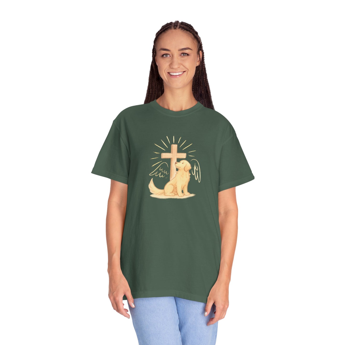 Dog-Inspired Faith T-Shirt, Unisex T-Shirt, Christian Apparel, Pet Lover Gift, Casual Wear, Memorial Shirt
