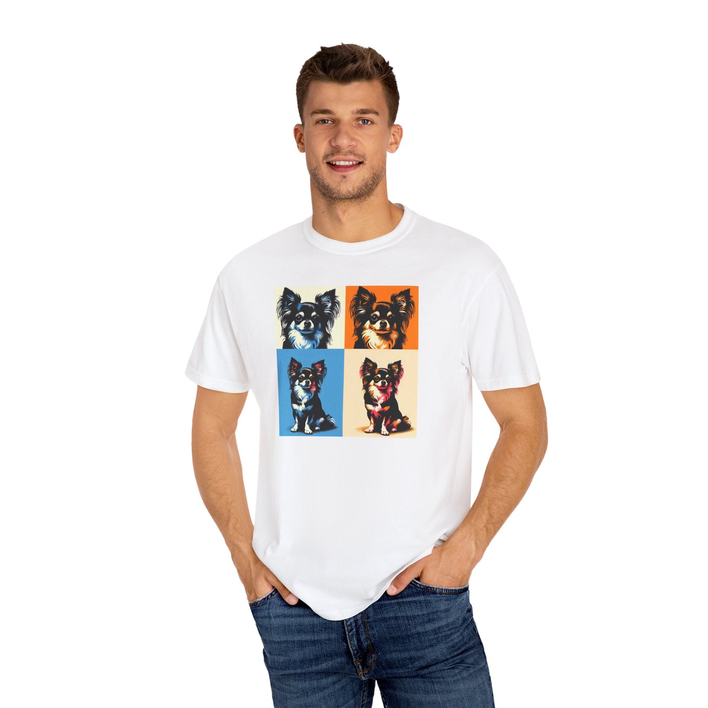 Chihuahua Pop Art Unisex T-shirt - Colorful Graphic Tee for Dog Lovers