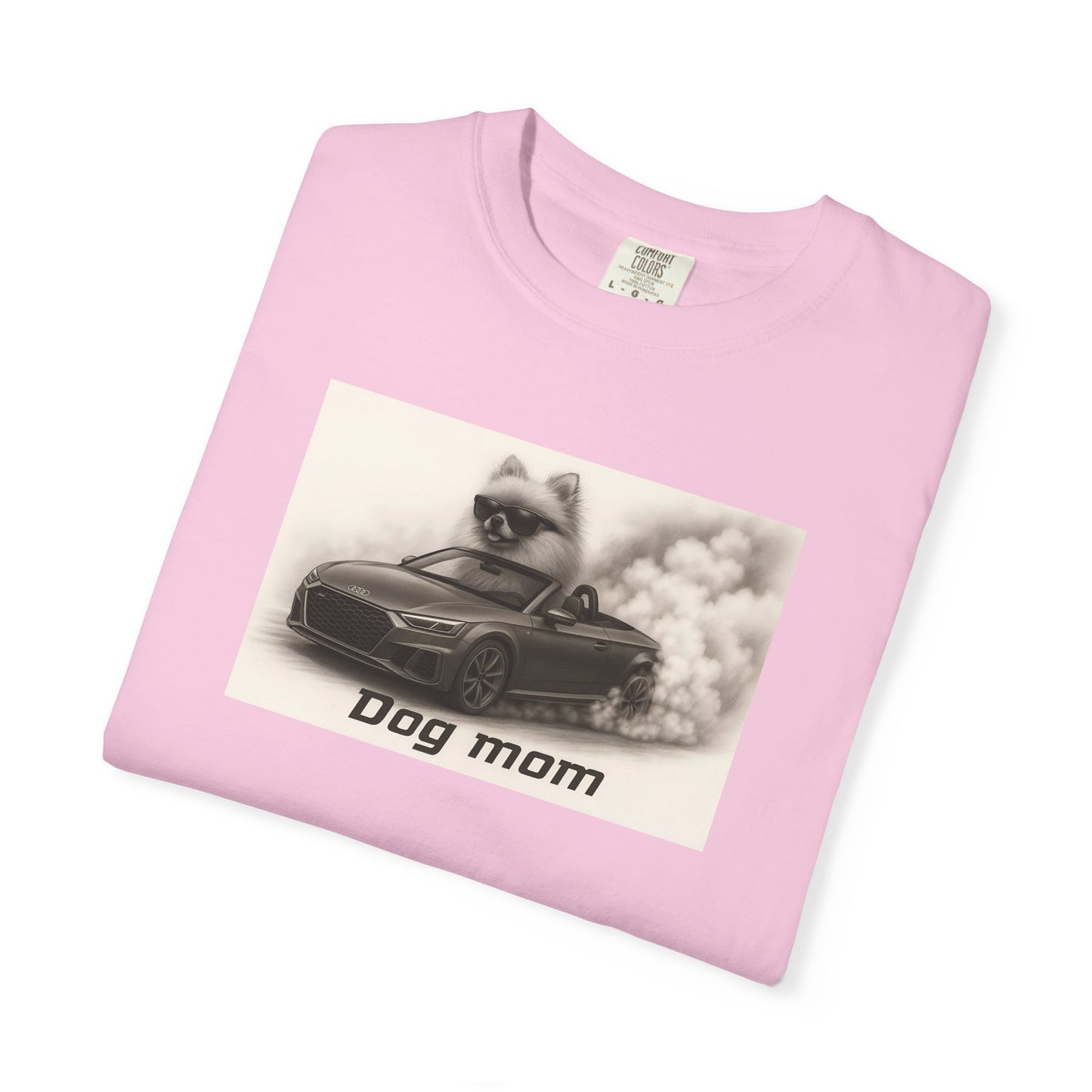 Dog Mom - Pomeranian - “Cool Dogs in Cool Cars” T-Shirt Collection! 🐶🚗