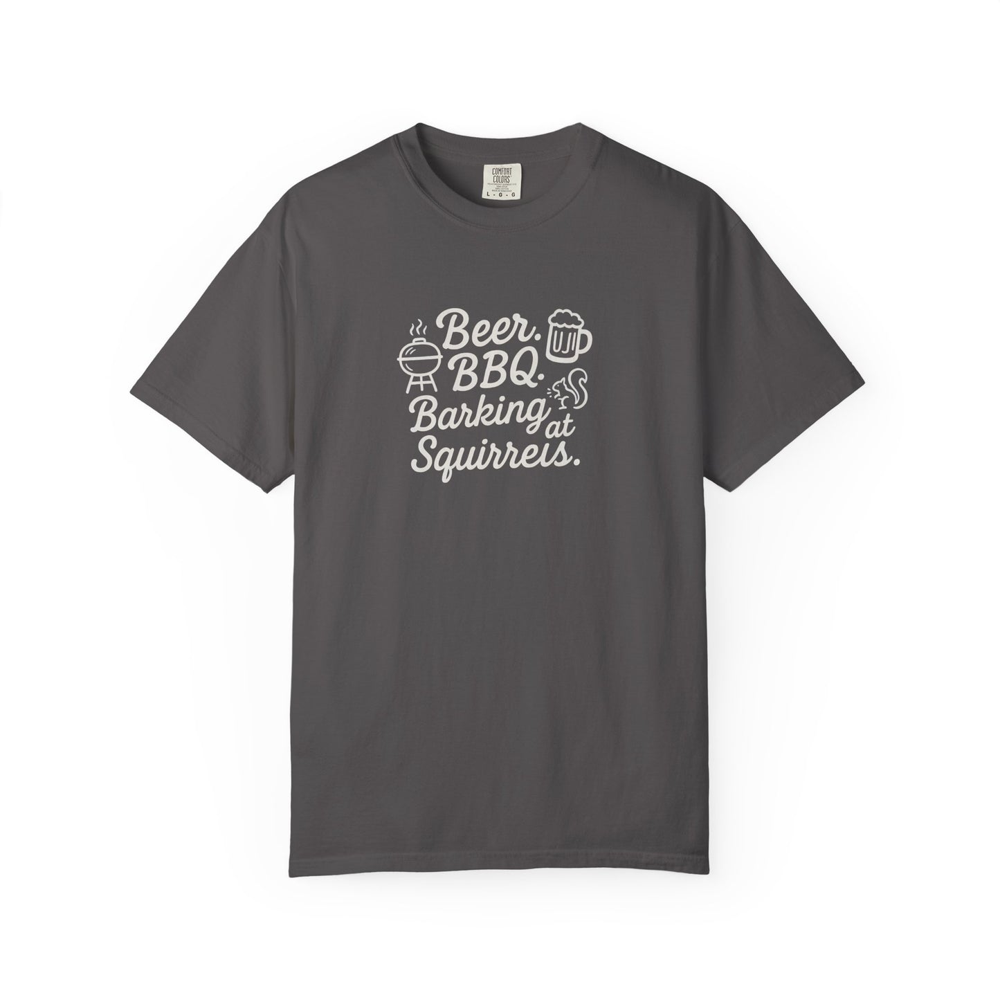 Beer BBQ and Barking Dog Dad T-Shirt