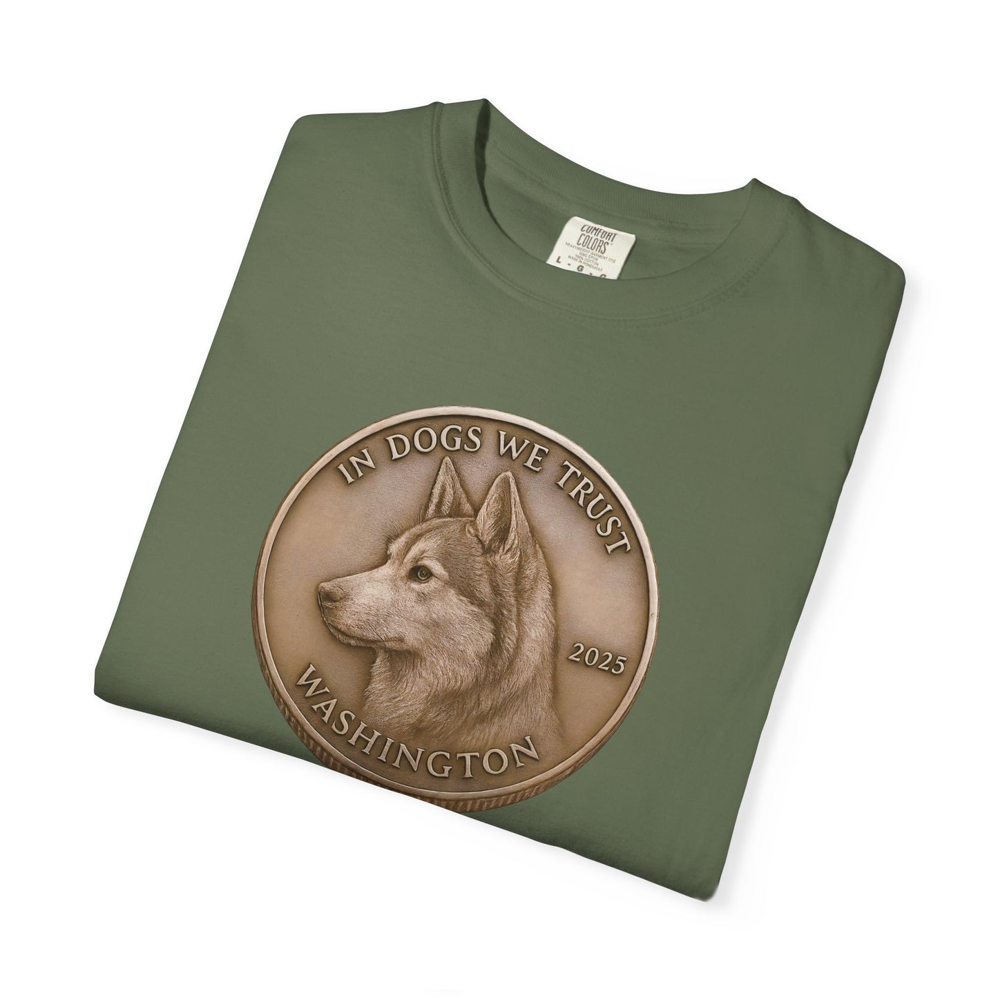 Washington State Coin T-Shirt Collection - Proud Dog Breed Illustrations