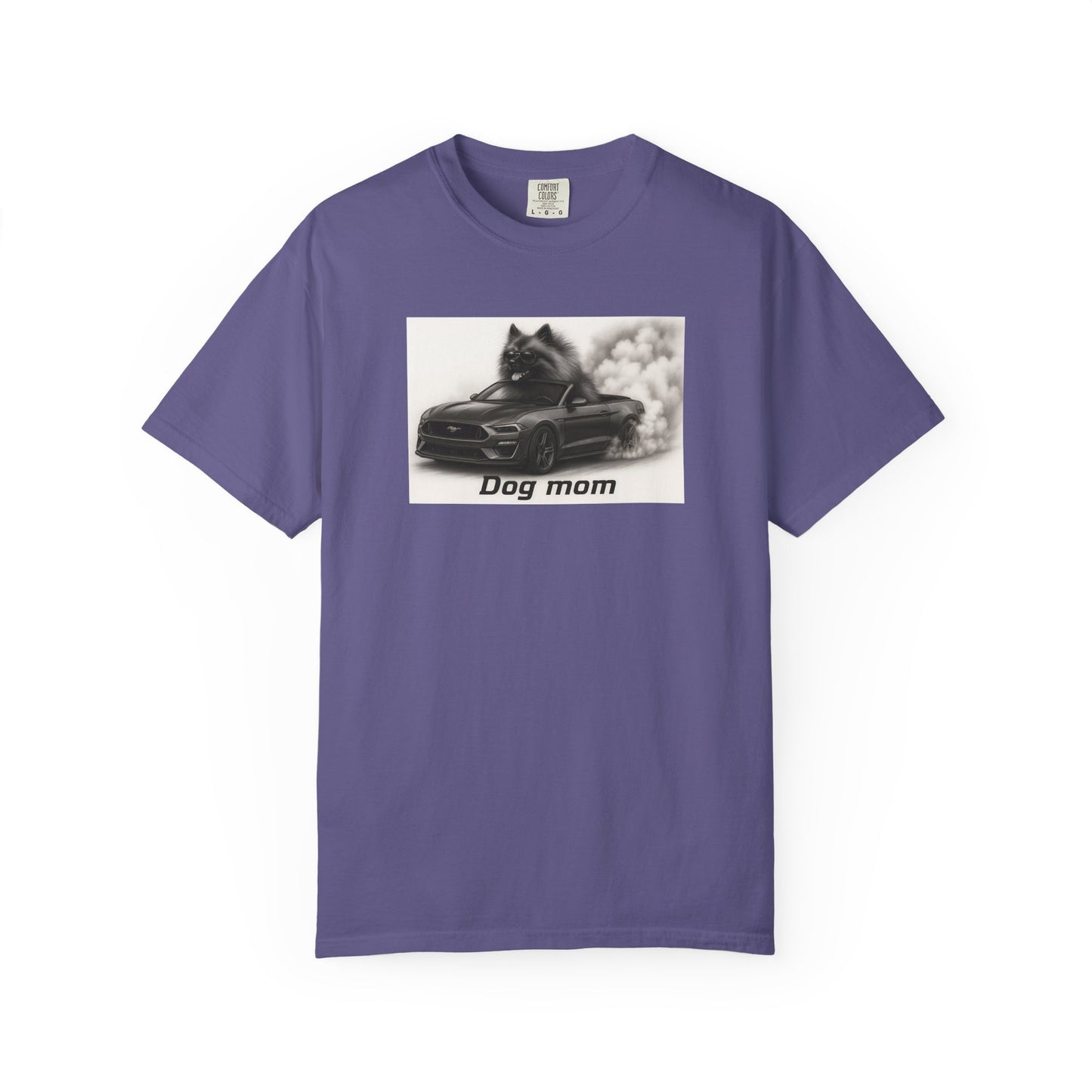 Dog Mom - Keeshond - “Cool Dogs in Cool Cars” T-Shirt Collection! 🐶🚗