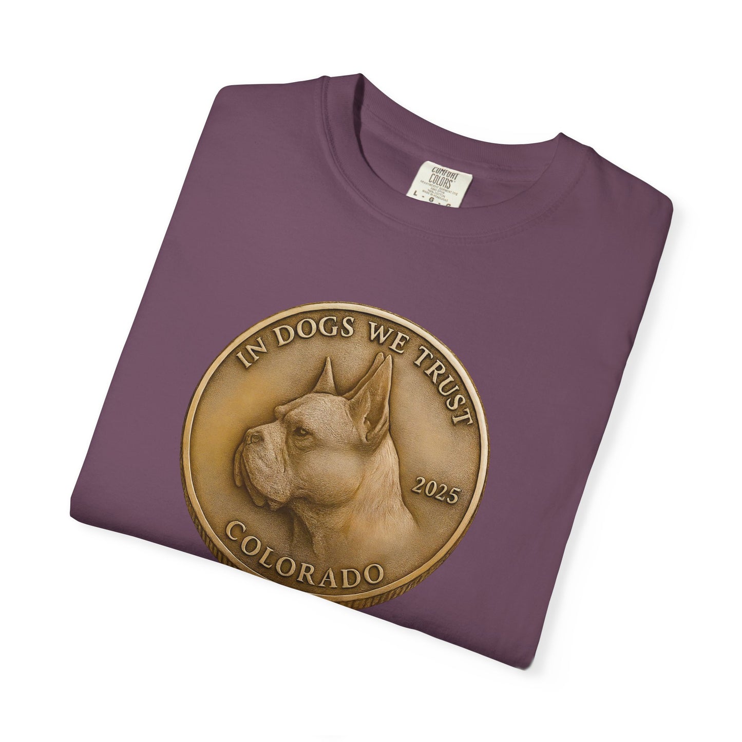 Colorado State Coin T-Shirt Collection - Proud Dog Breed Illustrations