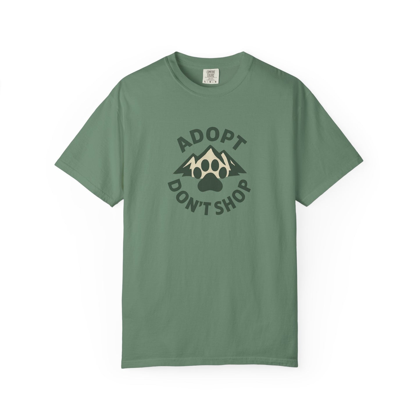 Adopt Don't Shop T-Shirt, Eco-Friendly Tee, Animal Rescue Shirt, Casual Wear, Gift for Pet Lovers, Perfect for Adoption Events