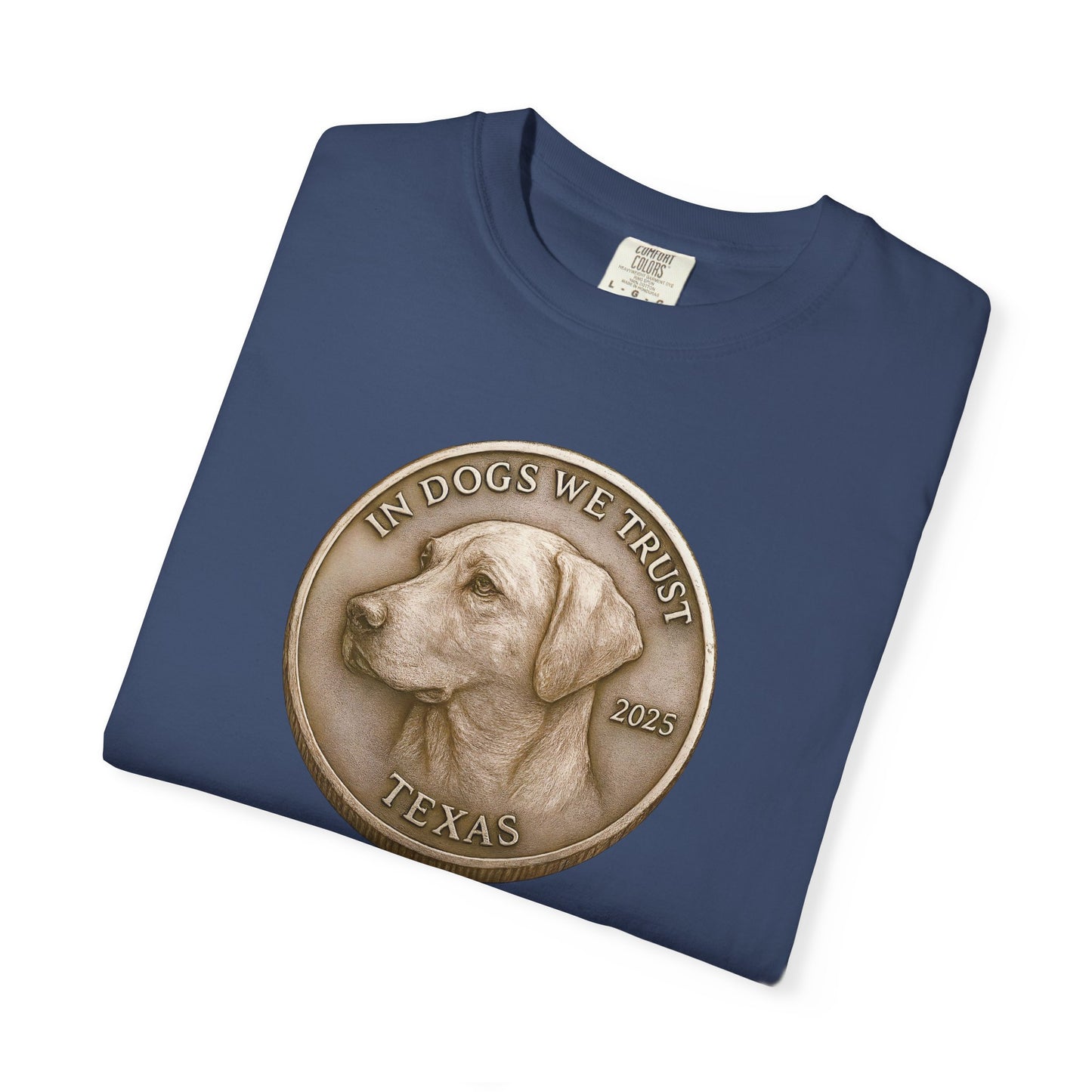 Texas State Coin T-Shirt Collection - Proud Dog Breed Illustrations