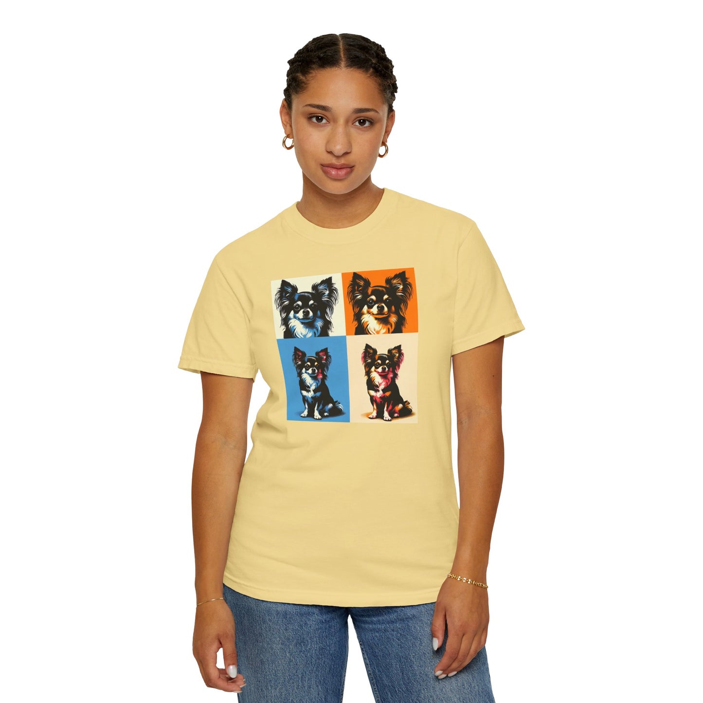 Chihuahua Pop Art Unisex T-shirt - Colorful Graphic Tee for Dog Lovers