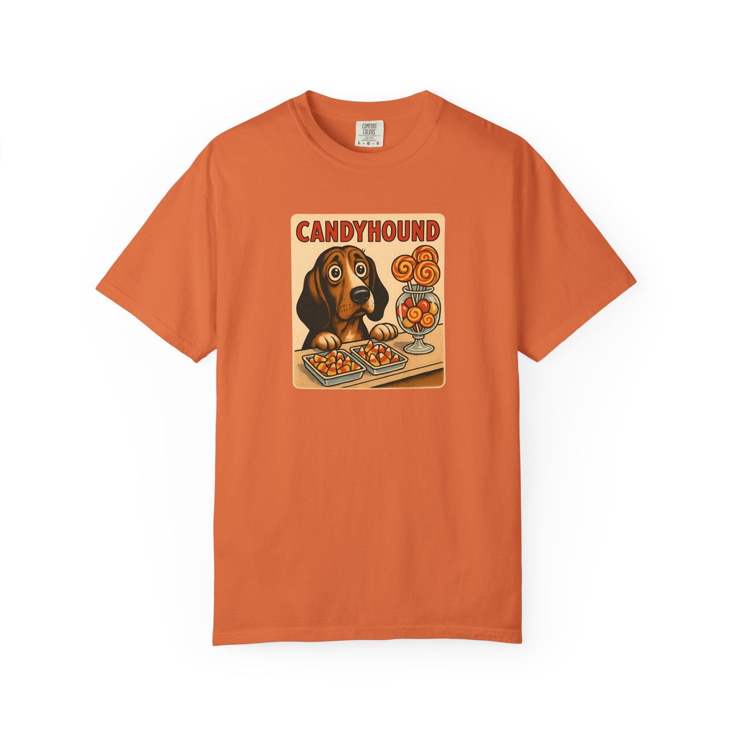 Candyhound Dog Lover Unisex T-Shirt, Cute Pet Apparel, Gift for Dog Owners, Fun Vintage Style Tee, Animal Lover's Gift