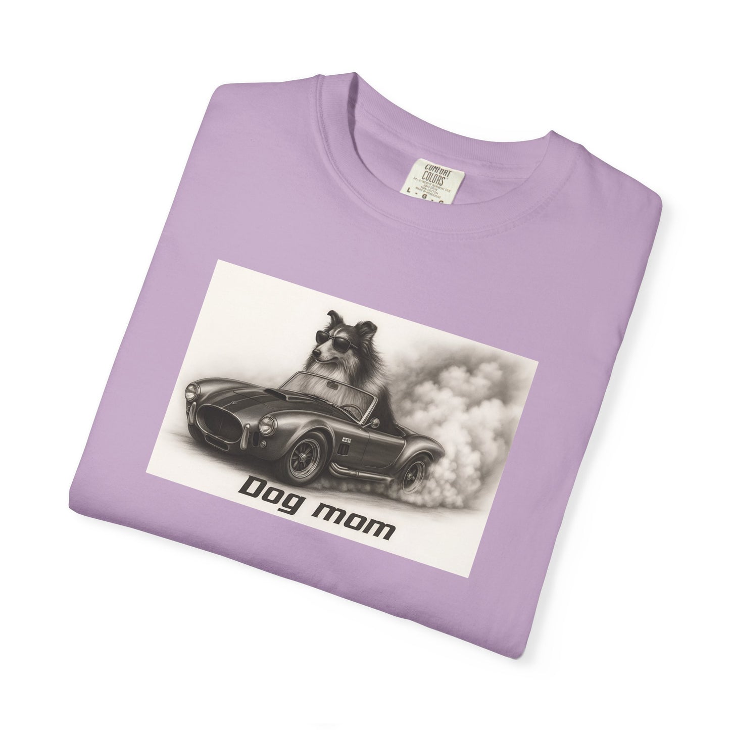 Dog Mom - Collie - “Cool Dogs in Cool Cars” T-Shirt Collection! 🐶🚗
