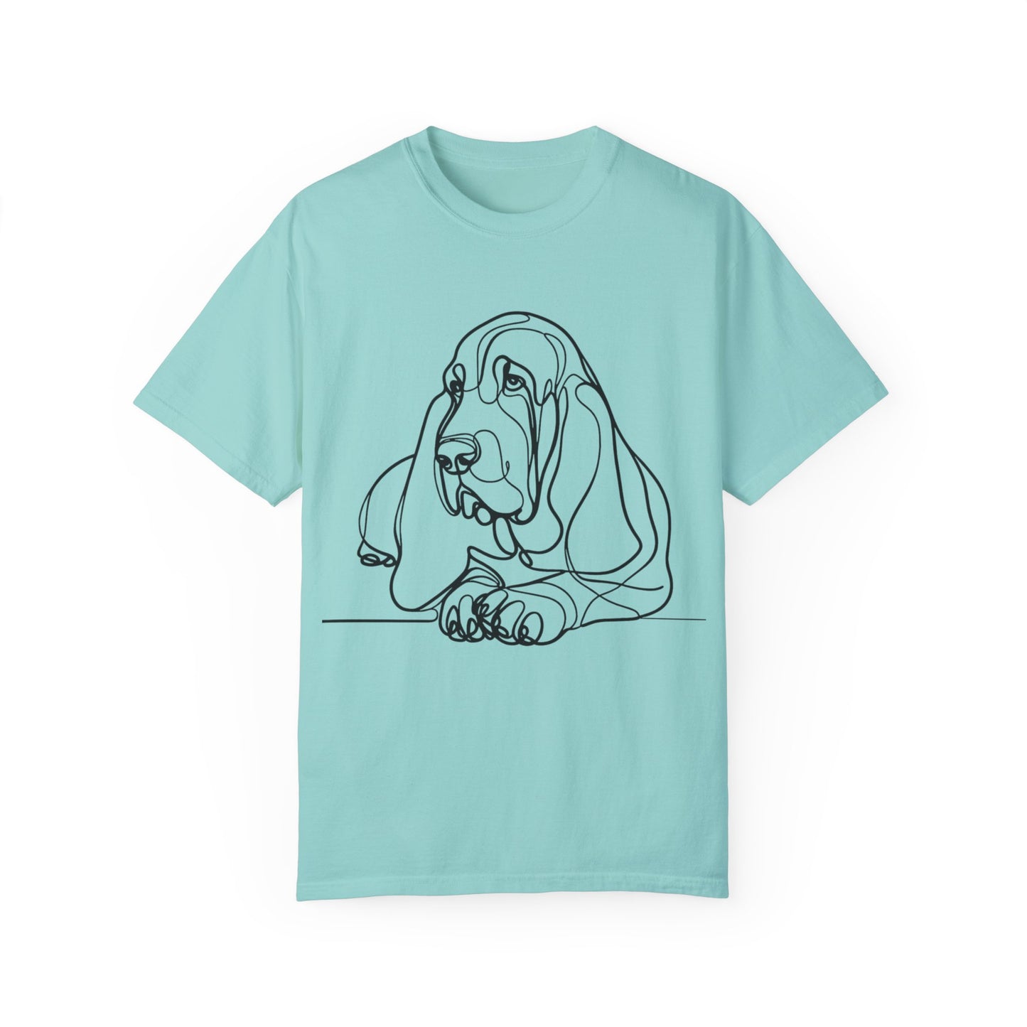 π Low & Loyal β Basset Hound Line Art Tee