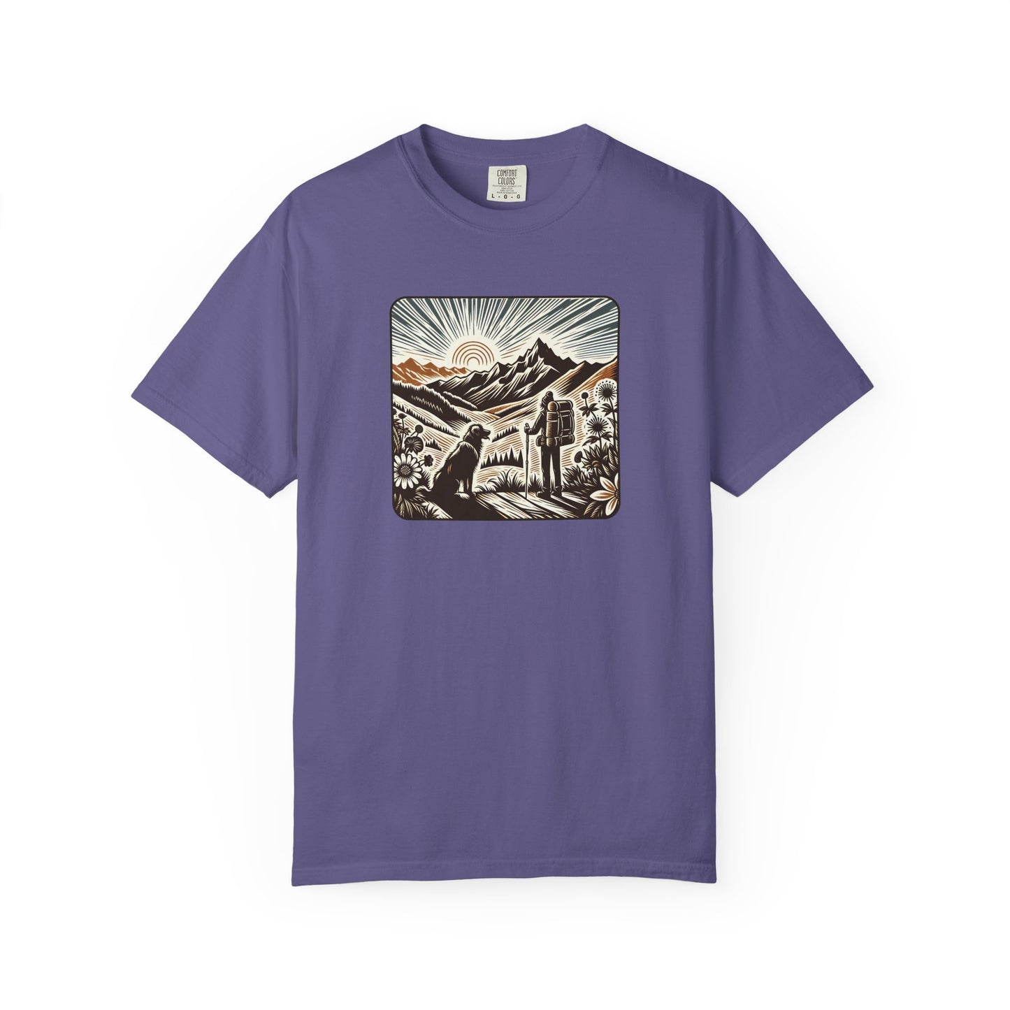 Adventure Awaits Unisex Garment-Dyed T-Shirt