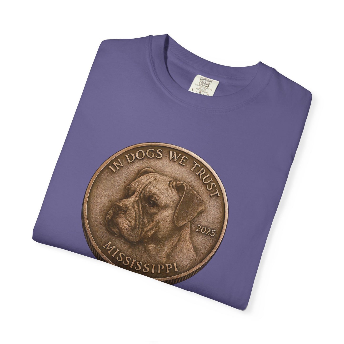 Mississippi DC State Coin T-Shirt Collection - Proud Dog Breed Illustrations