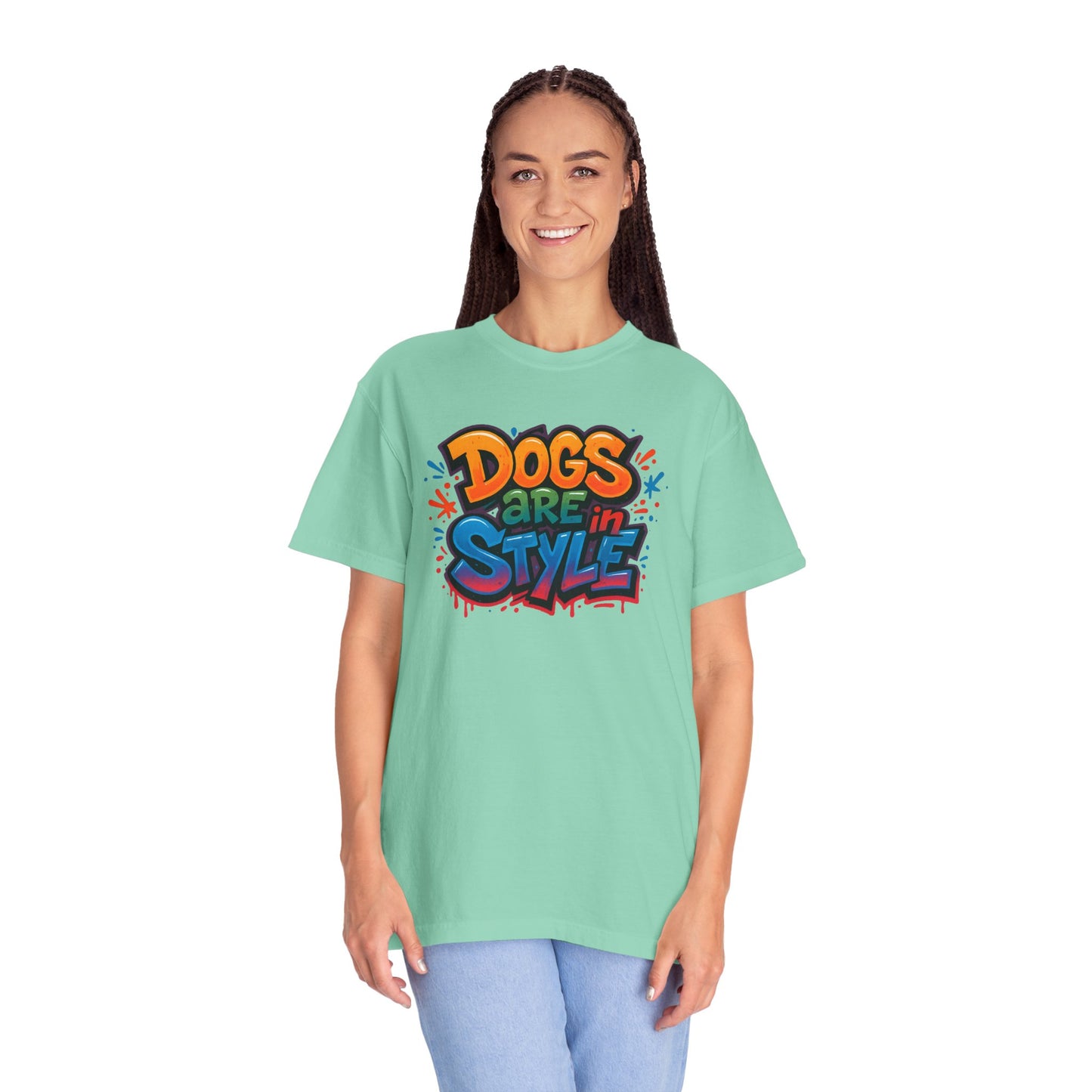 Stylish Dog Lovers T-Shirt - "Dogs are in STYLE"