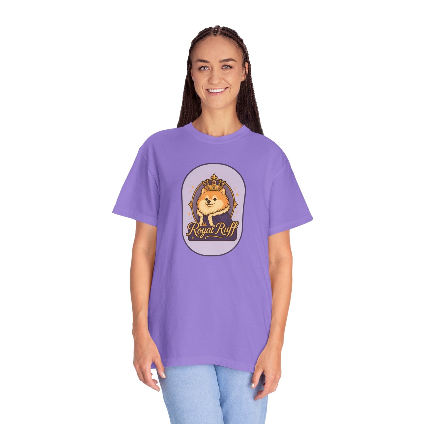 Dog Lover's Royal Ruff T-Shirt - Unisex Funny Pet Tee, Gift for Dog Parents, Cute Animal Shirt, Pet Memorial, Birthday Gift