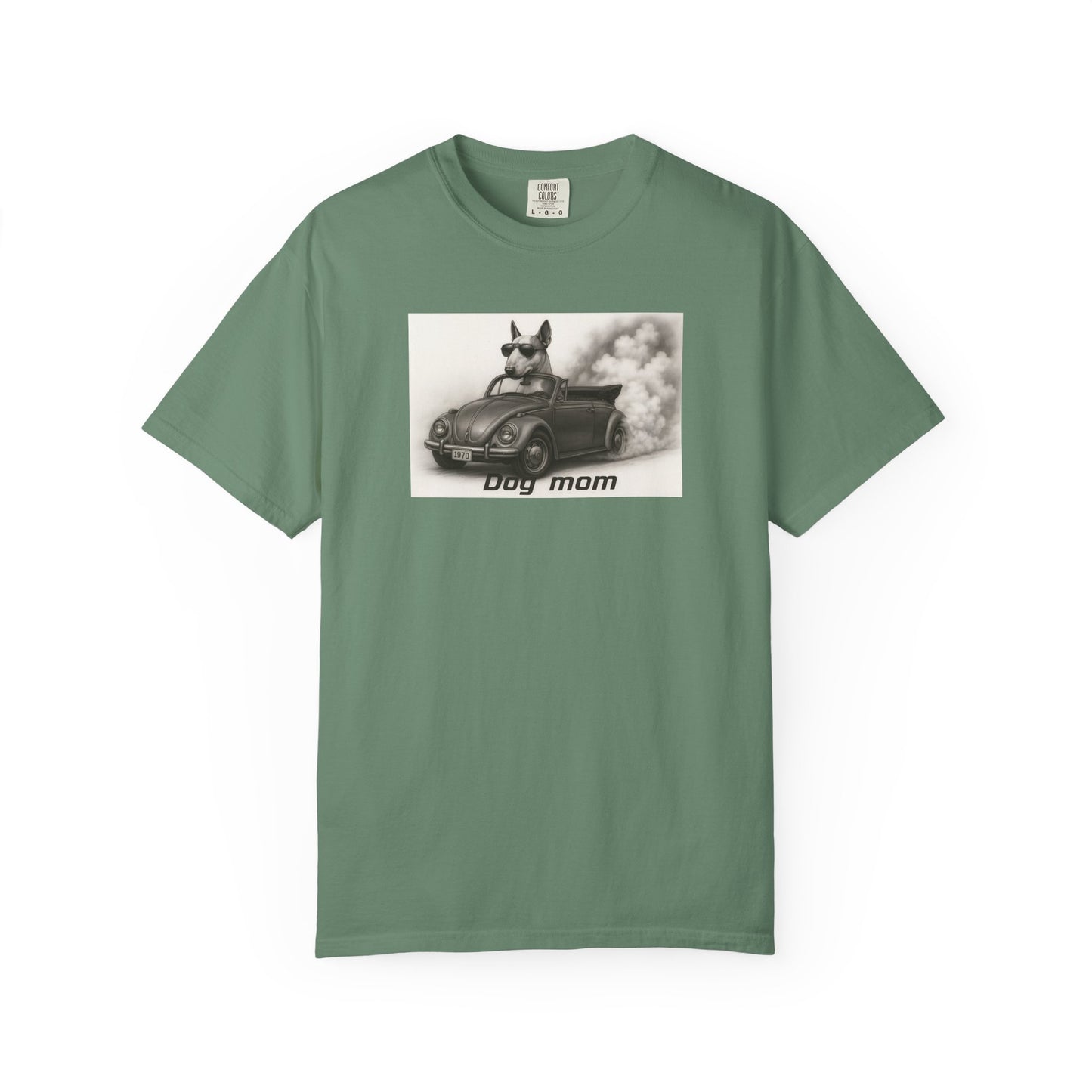 Dog Mom - Bull Terrier - “Cool Dogs in Cool Cars” T-Shirt Collection! 🐶🚗