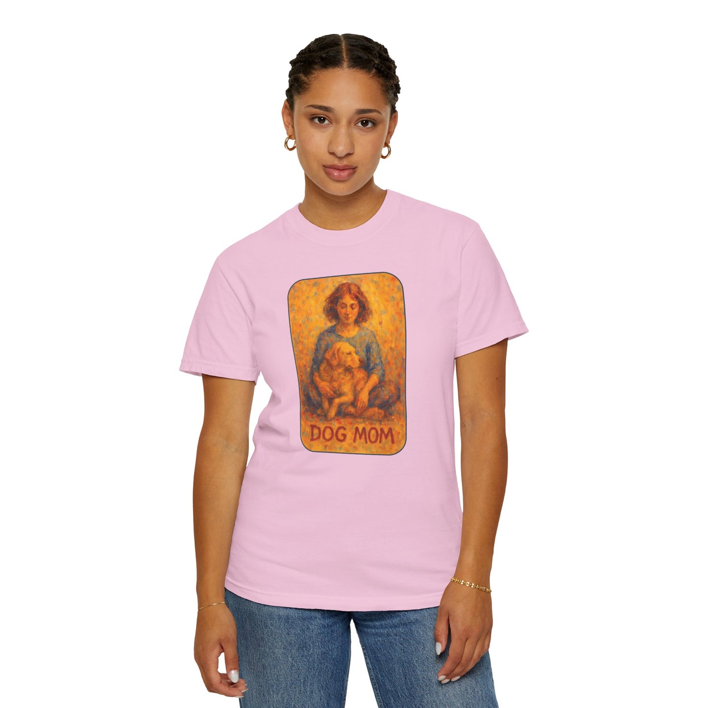 Dog Mom Vintage Style Unisex T-Shirt, Cute Dog Lover Gift, Pet Parent Tee, Casual Wear, Great for Birthdays, Dog Appreciation Day