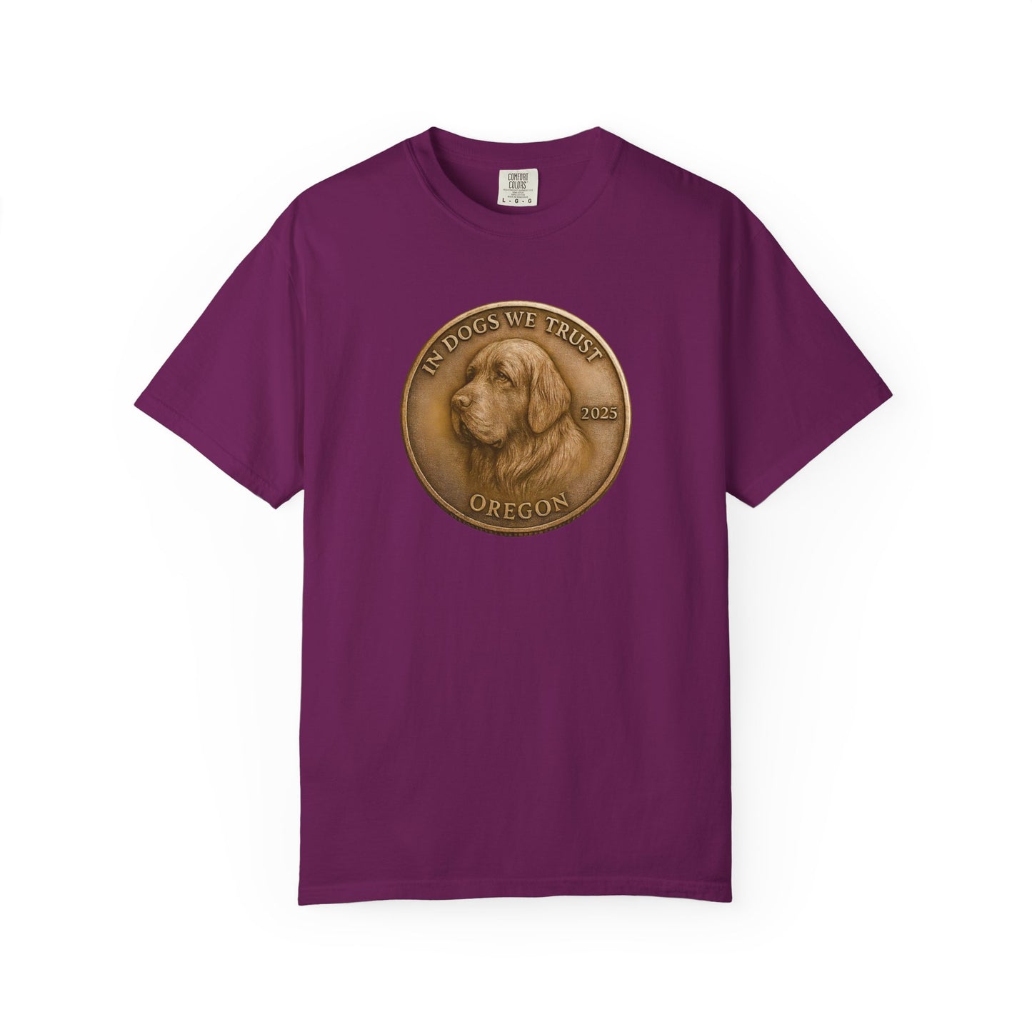 Oregon State Coin T-Shirt Collection - Proud Dog Breed Illustrations