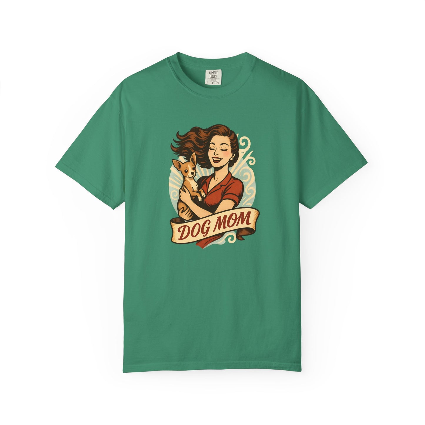 Dog Mom T-Shirt, Unisex Dog Lover Tee, Pet Owner Gift, Cute Dog Theme Apparel, Mother's Day Gift Idea, Casual Dog Mom Outfit