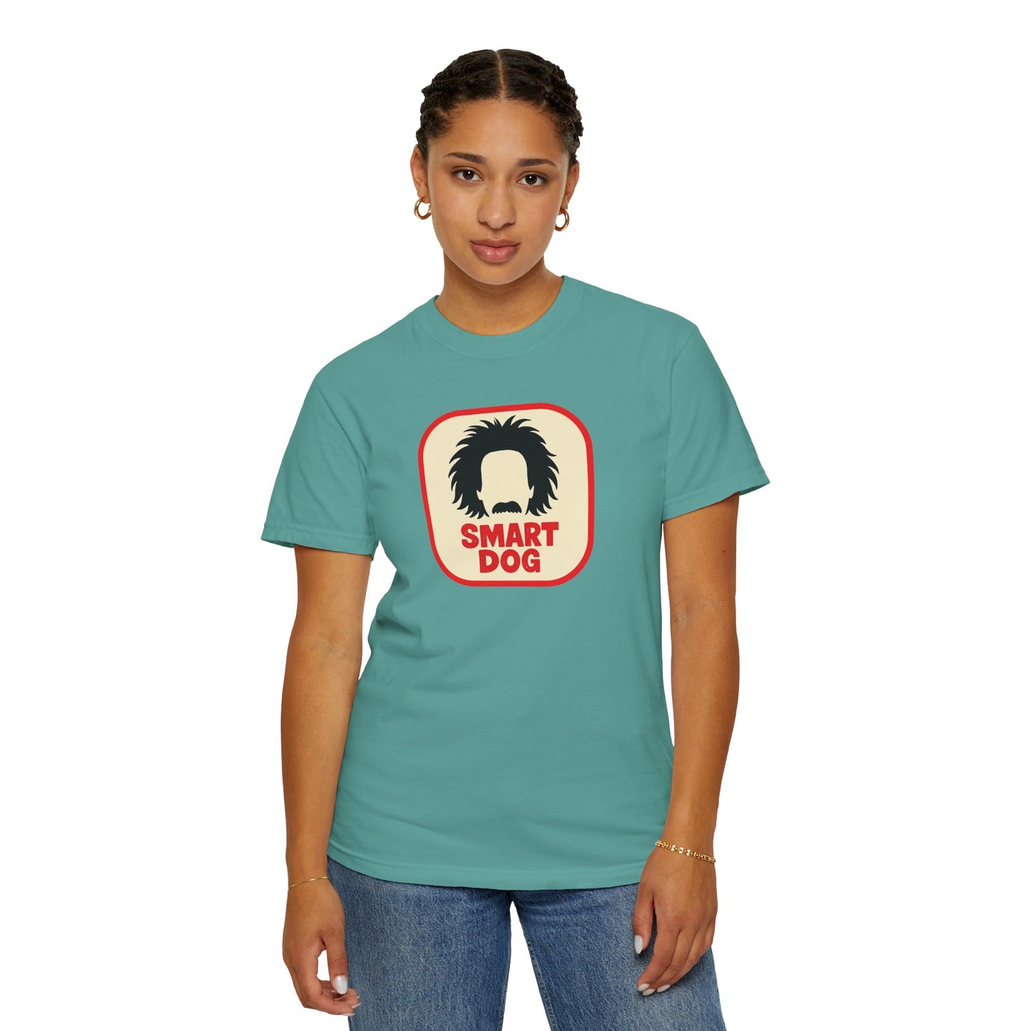 Dog Lover Graphic T-shirt - Smart Dog, Albert Einstein Design