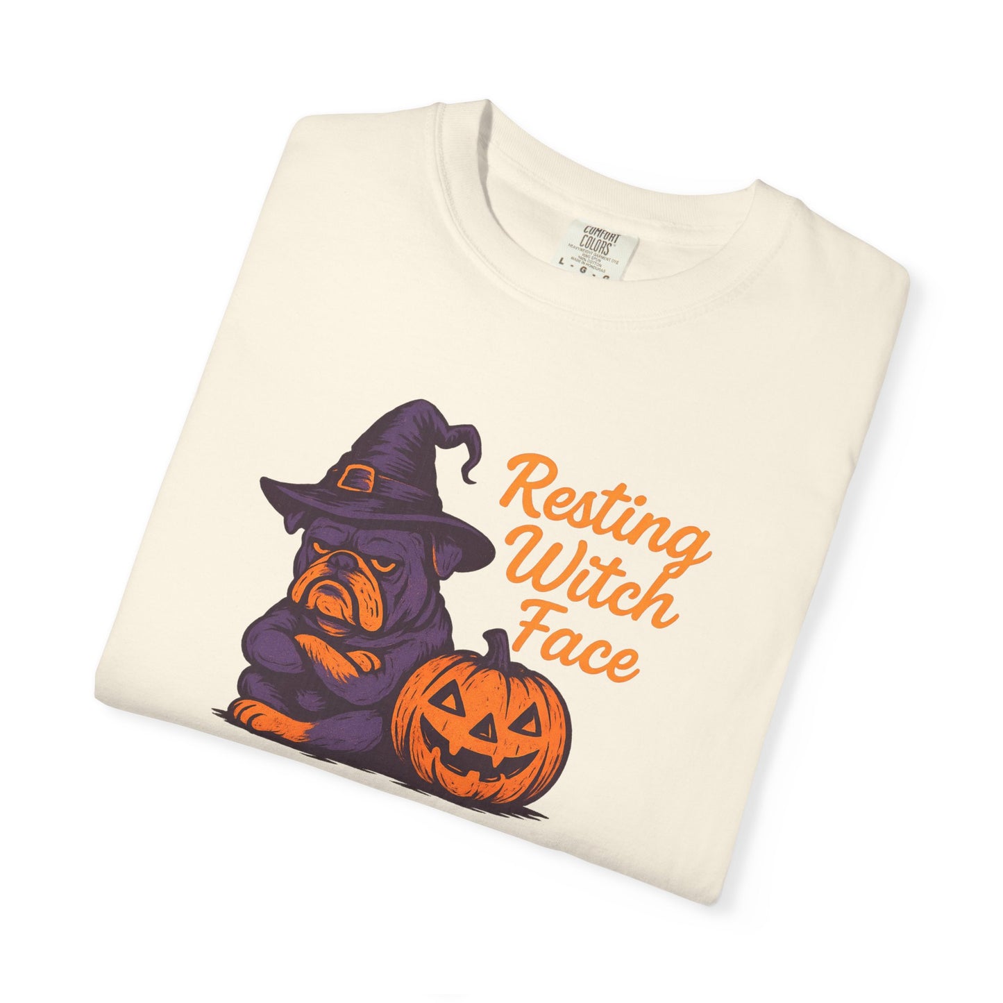 Halloween Witch T-Shirt, Funny Resting Witch Face Tee, Unisex Halloween Apparel, Spooky Season Shirt, Fall Festive Wear