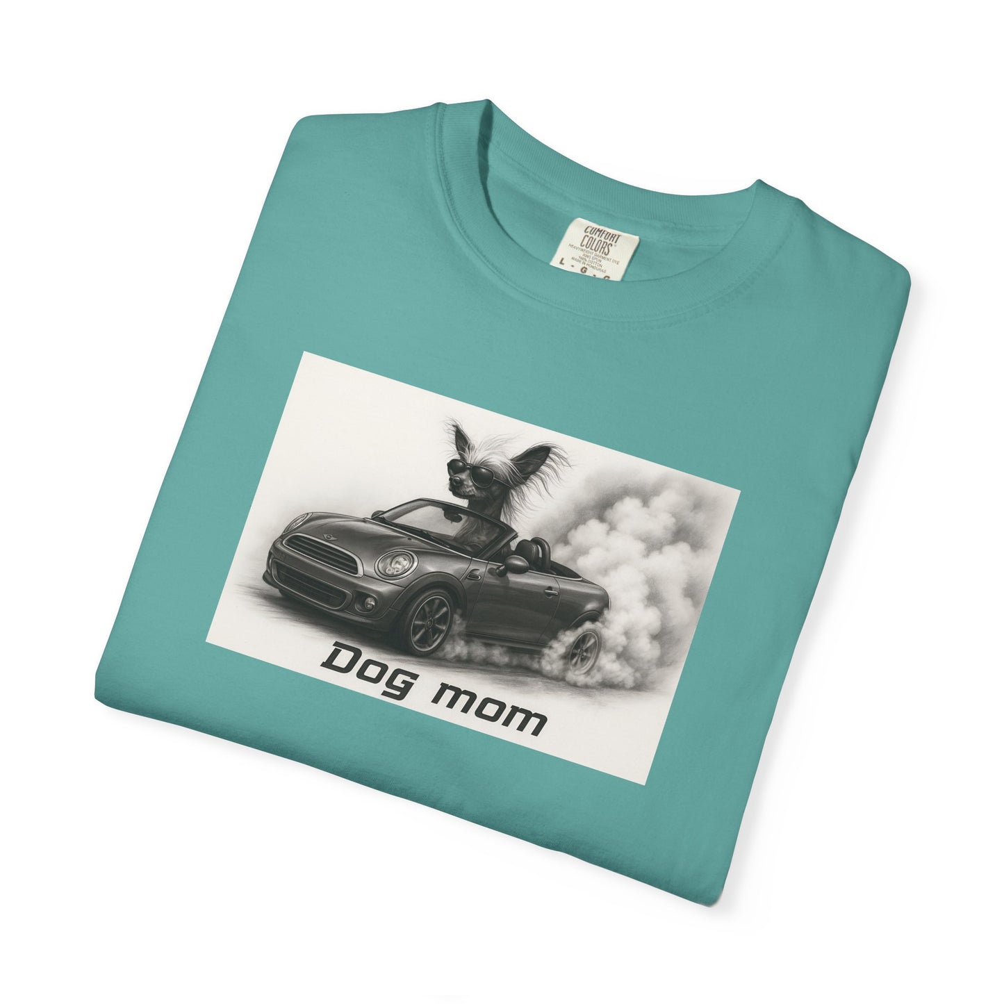 Dog Mom - Chinese Crested- “Cool Dogs in Cool Cars” T-Shirt Collection! 🐶🚗