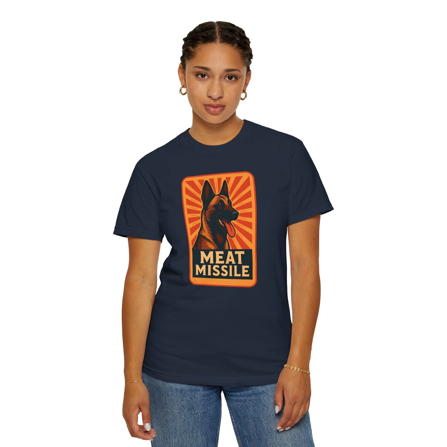 🚀 Belgian Malinois “Meat Missile” Tee