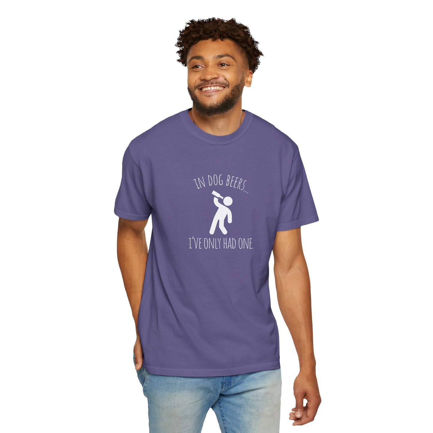 Funny Dog Lovers T-Shirt - "In Dog Beers... I've Only Had One"