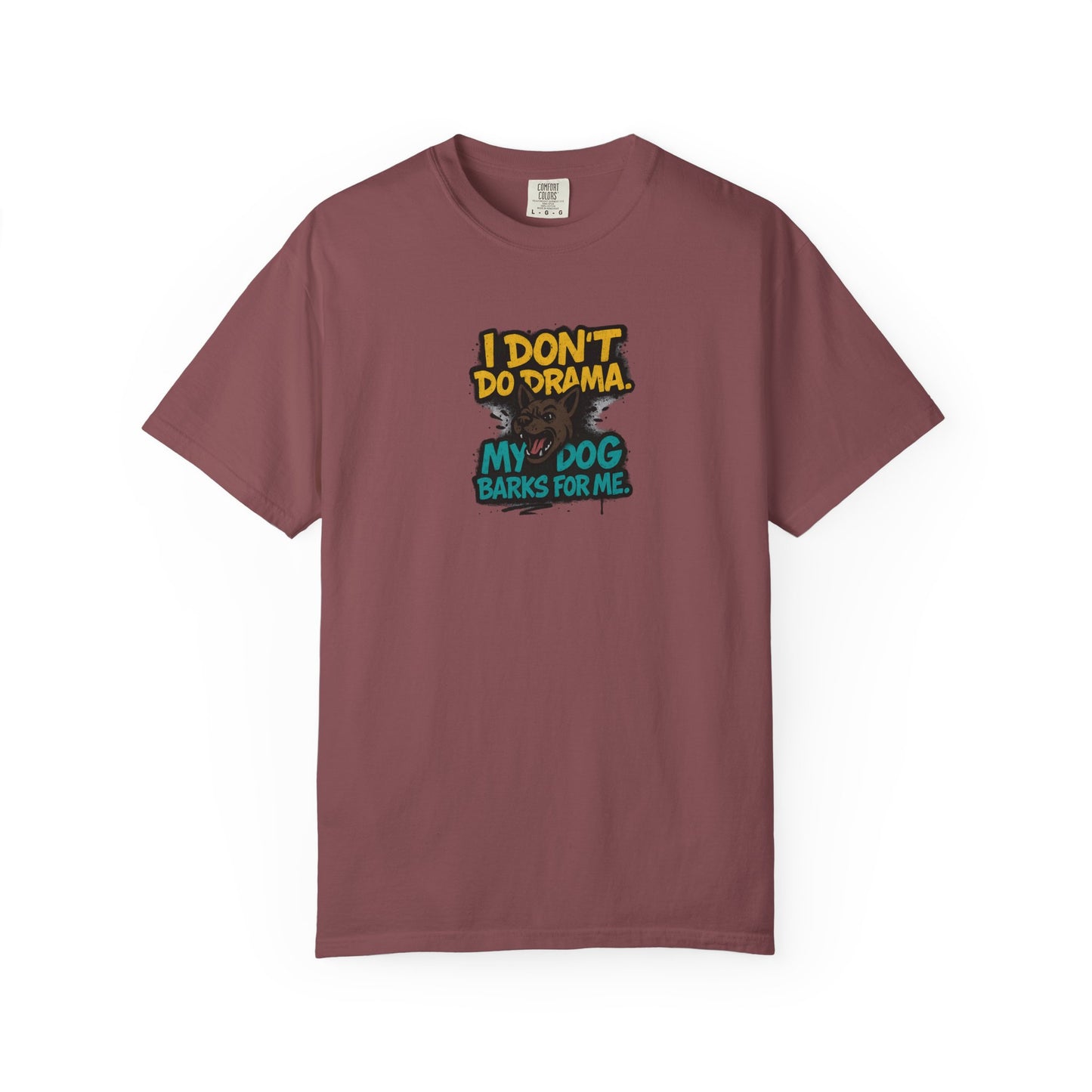 I Don't Do Drama Dog Dad T-Shirt