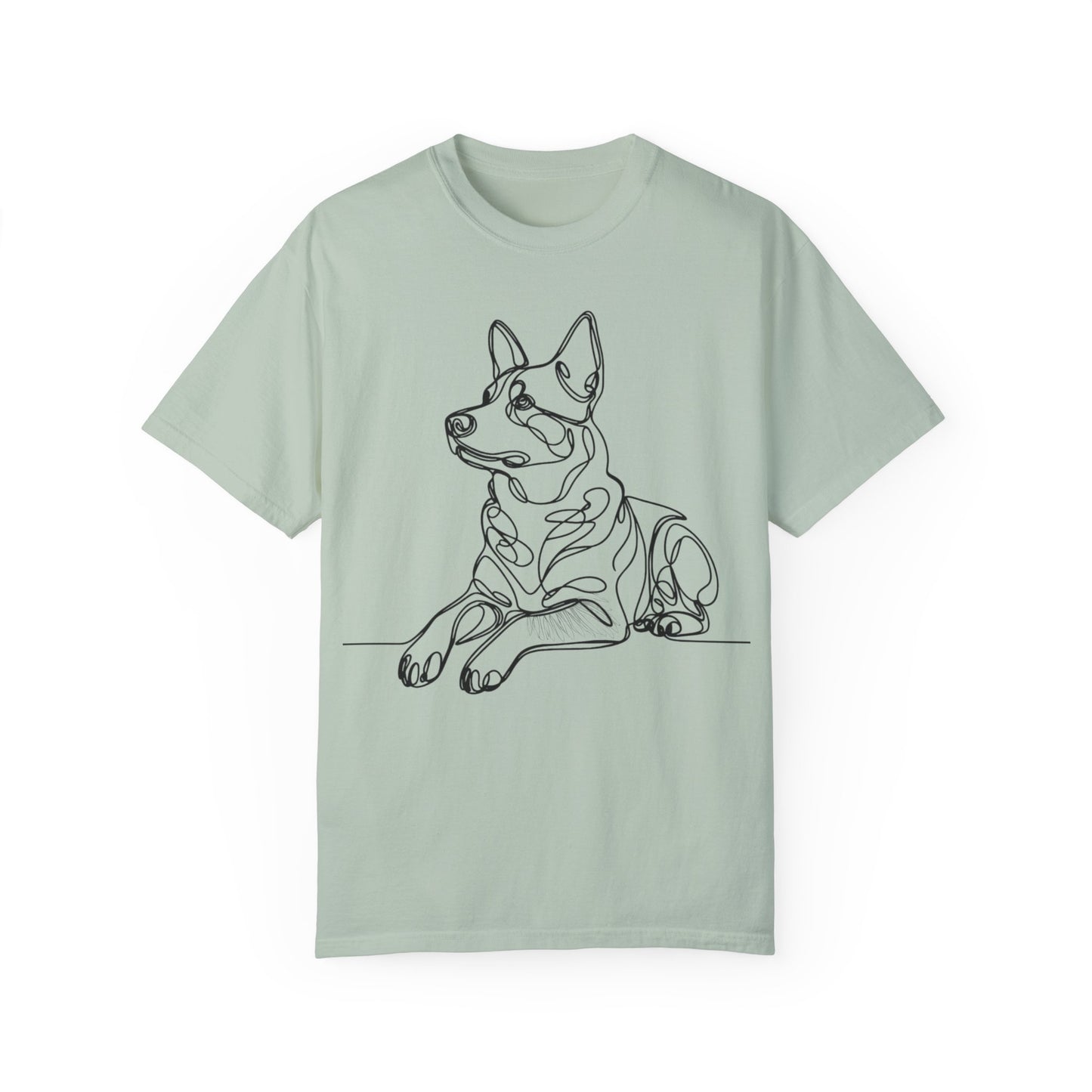 🖤 True Grit – Blue Heeler Line Art Tee - Perfect Gift for Dog Lovers