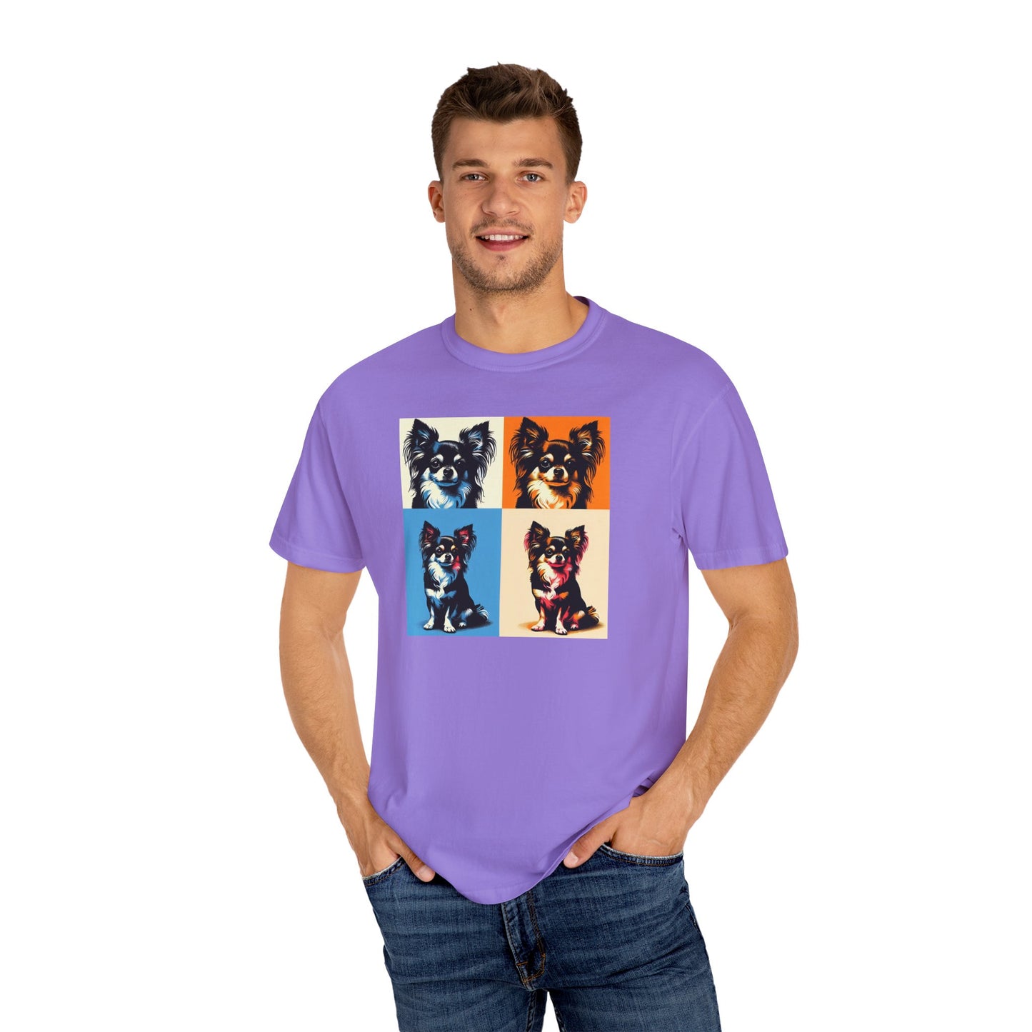 Chihuahua Pop Art Unisex T-shirt - Colorful Graphic Tee for Dog Lovers
