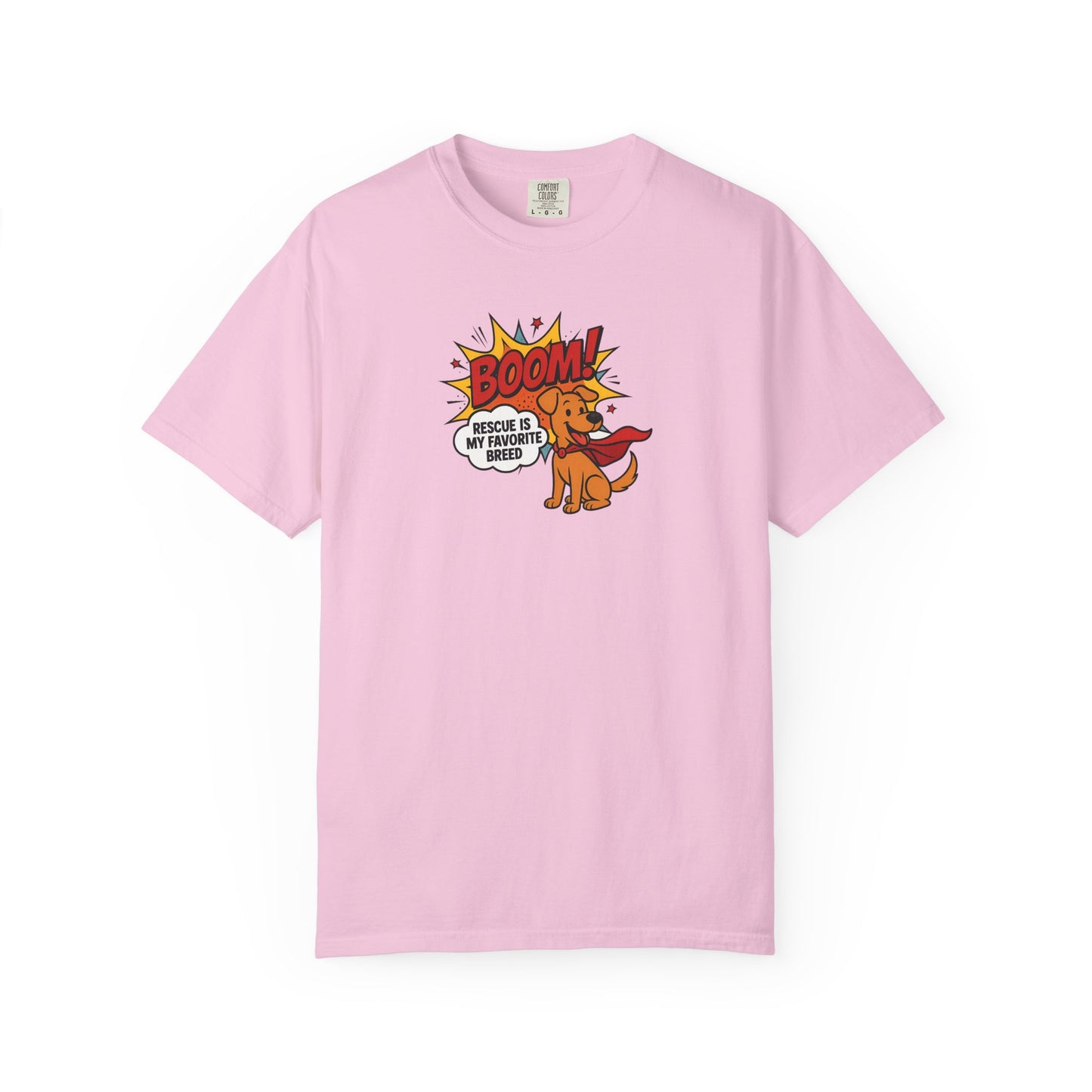 Superhero Dog Rescue T-Shirt | Fun Graphic Tee, Gift for Dog Lovers, Casual Wear, Pet Lover Shirt, Birthday Present, Animal Apparel