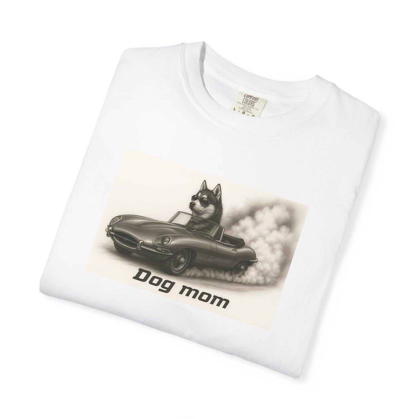 Dog Mom - Siberian Husky - “Cool Dogs in Cool Cars” T-Shirt Collection! 🐶🚗