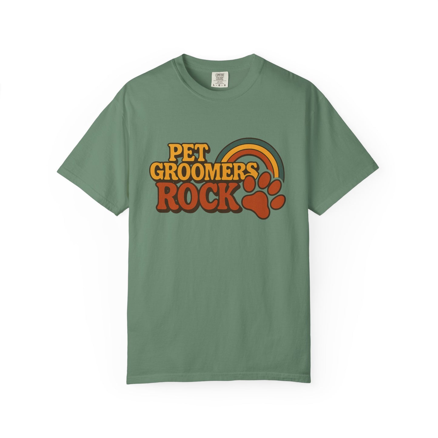 Pet Groomers Rock Unisex Garment-Dyed T-Shirt - Fun & Stylish Tee for Animal Lovers