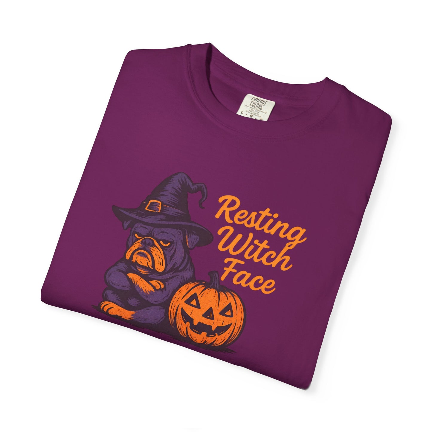 Halloween Witch T-Shirt, Funny Resting Witch Face Tee, Unisex Halloween Apparel, Spooky Season Shirt, Fall Festive Wear