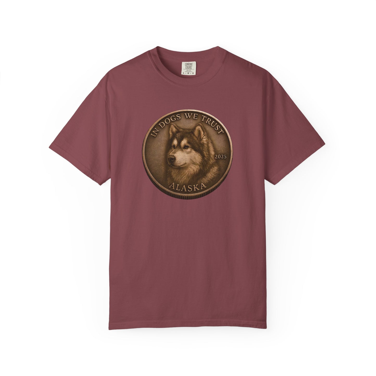 Alaska State Coin T-Shirt Collection - Proud Dog Breed Illustrations