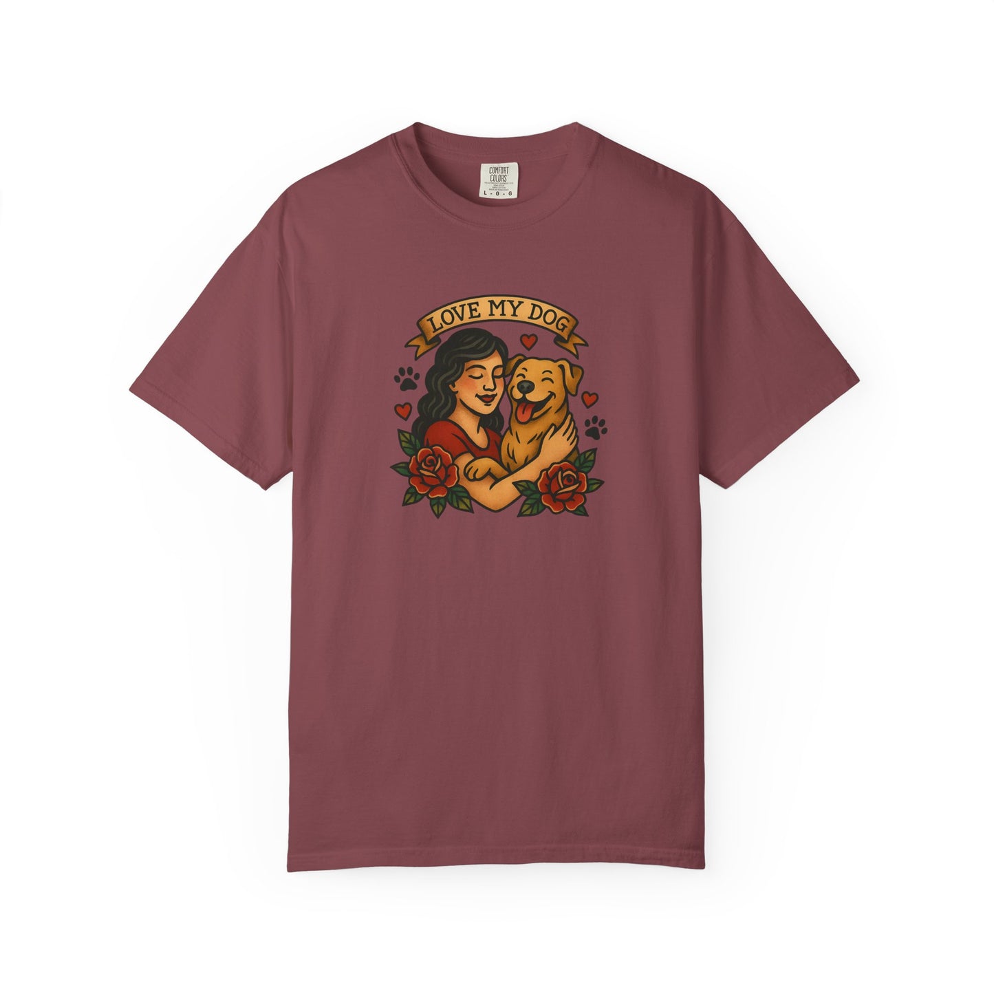 Love My Dog T-Shirt, Cute Dog Lover Tee, Pet Owner Gift, Adoption Awareness Shirt, Casual Everyday Wear