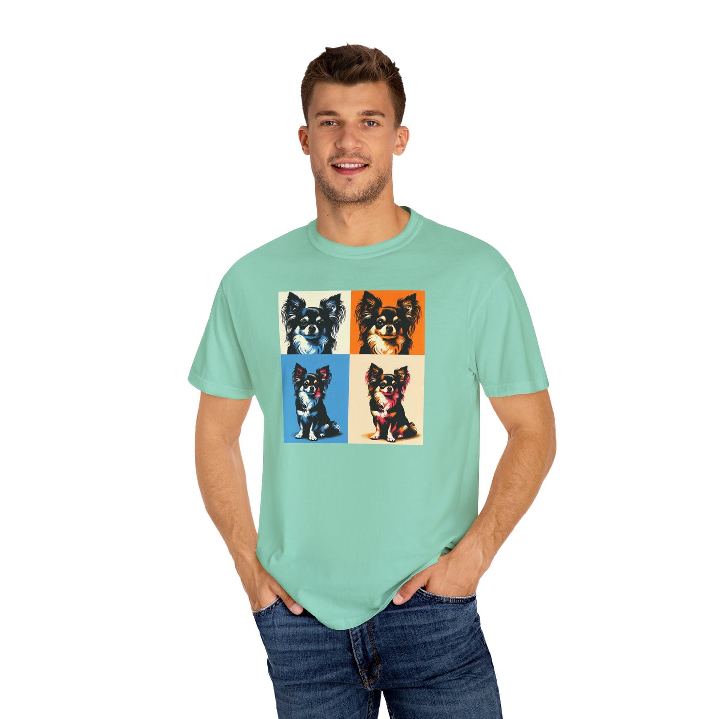 Chihuahua Pop Art Unisex T-shirt - Colorful Graphic Tee for Dog Lovers