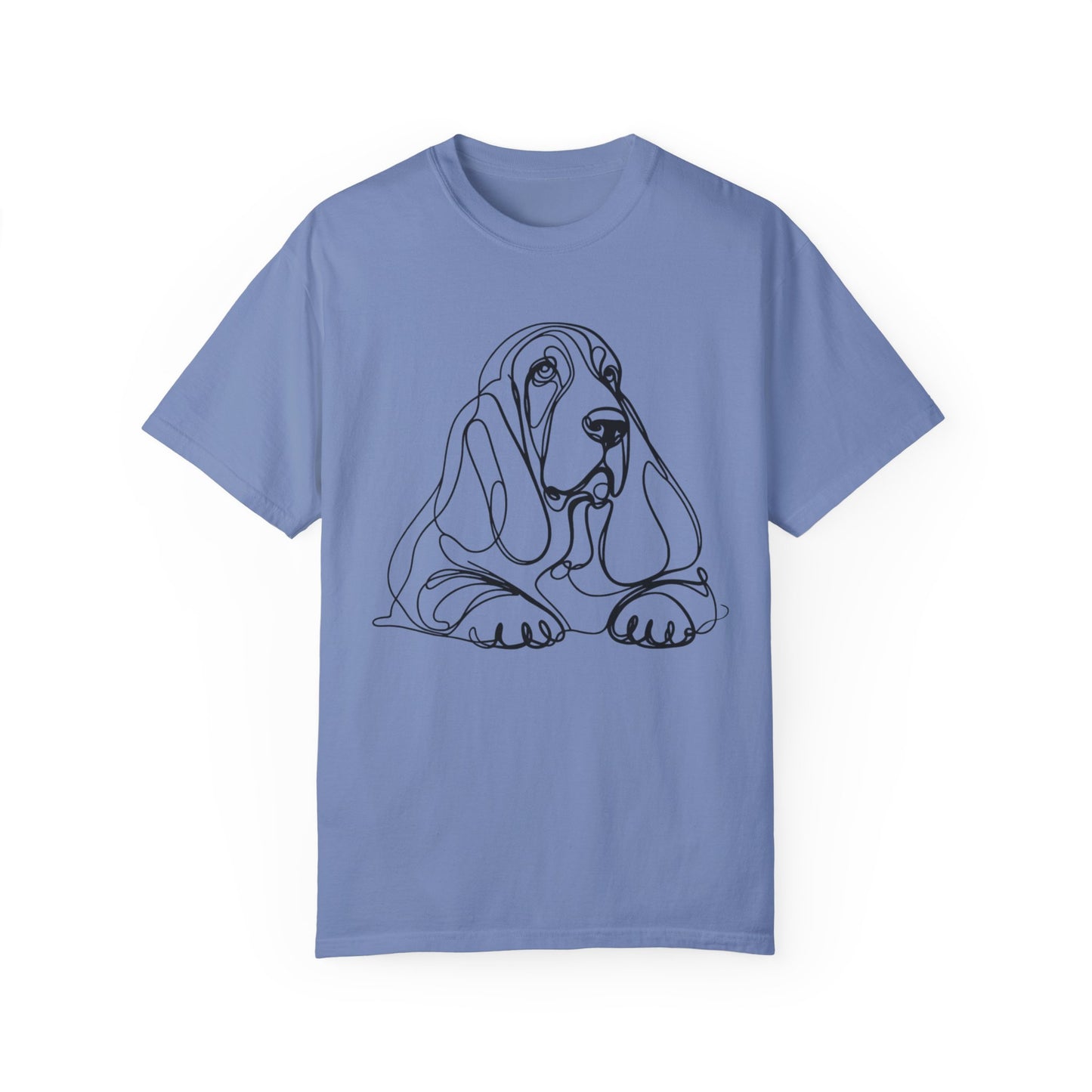 π Low & Loyal β Basset Hound Line Art Tee β Perfect for Dog Lovers
