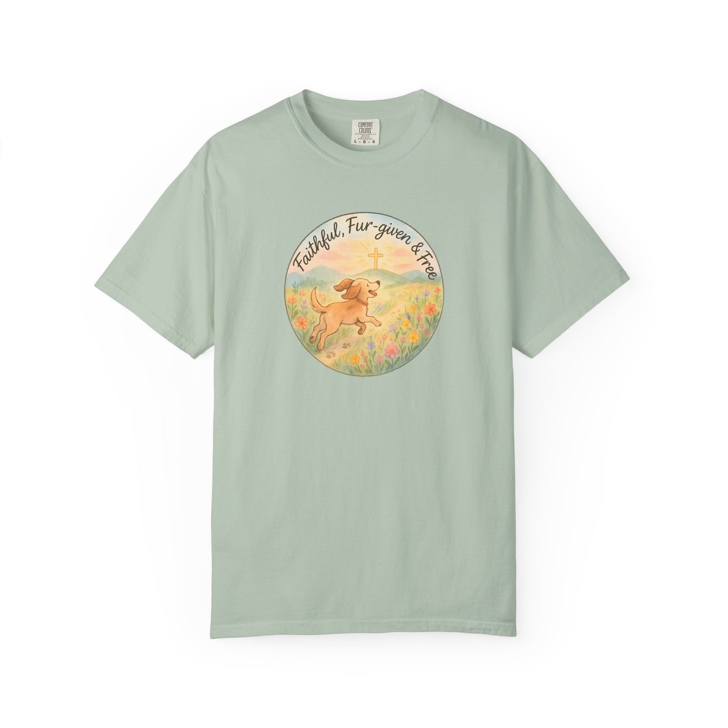 Faithful Dog Lover T-Shirt, Garment-Dyed Tee, Perfect Gift for Dog Owners, Pet Lovers, Animal Rescue Advocates, Casual Wear