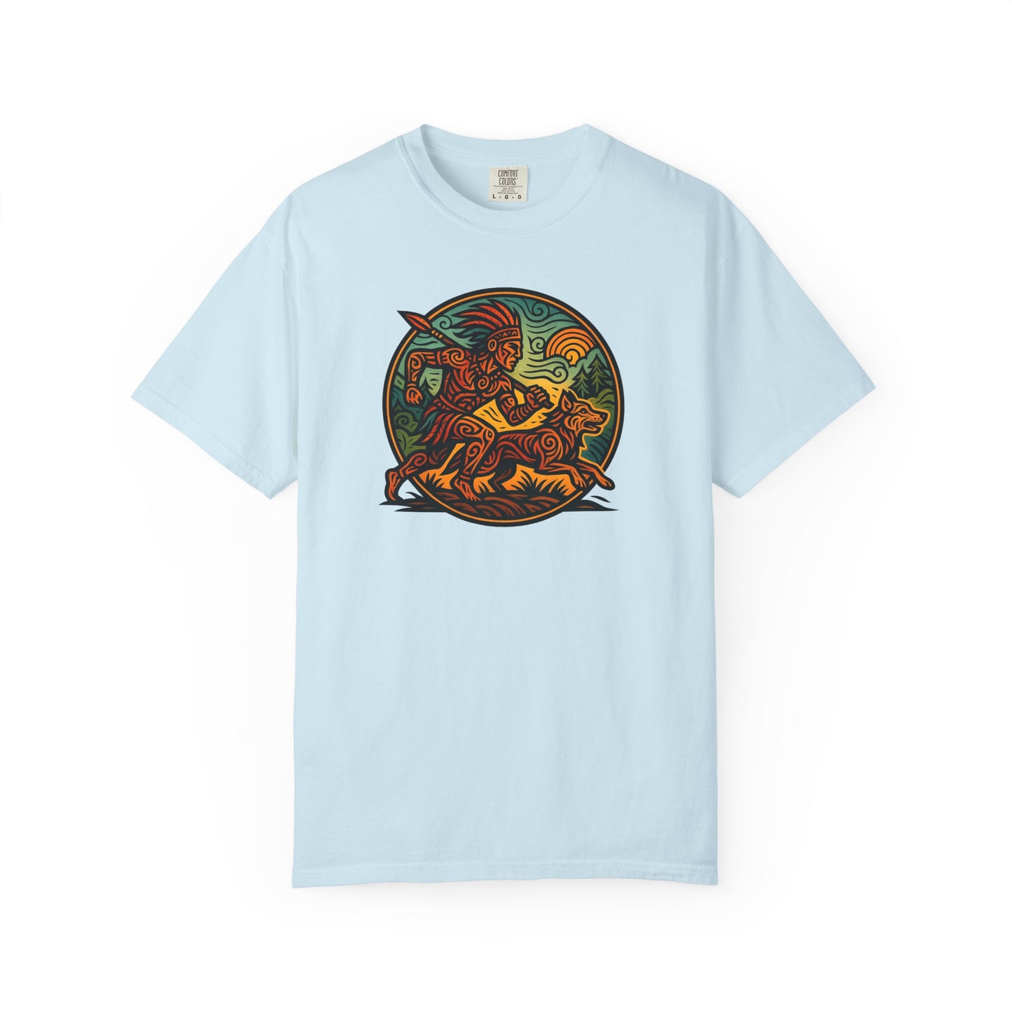 Vintage-Inspired Garment-Dyed T-Shirt, Artistic Tee for Nature Lovers, Perfect Gift for Birthdays, Casual Outings, Eco-Friendly Fashion