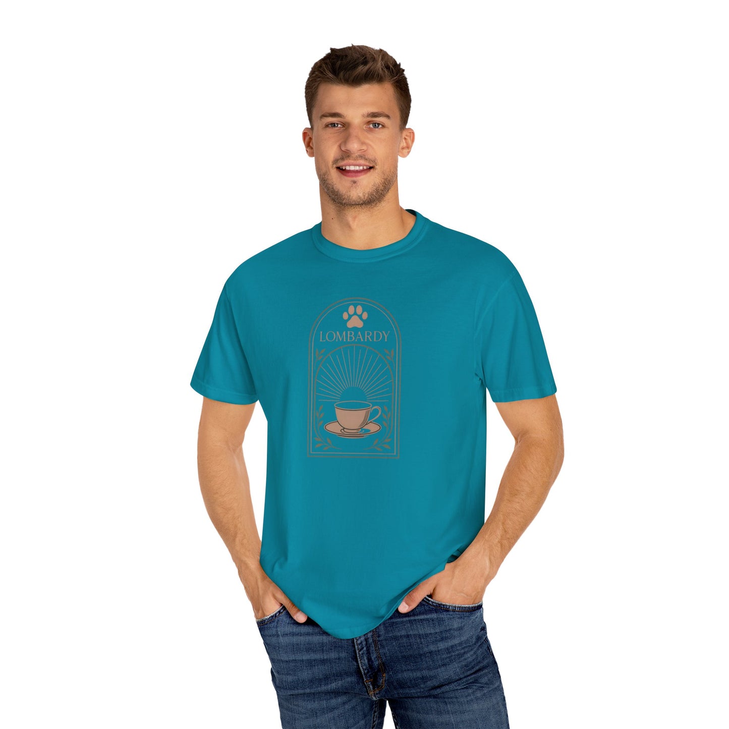 Coffee Lover's Unisex Garment-Dyed T-shirt, Soft Cotton Tee, Perfect Gift for Baristas, Coffee Enthusiasts, Homewear, Casual Style