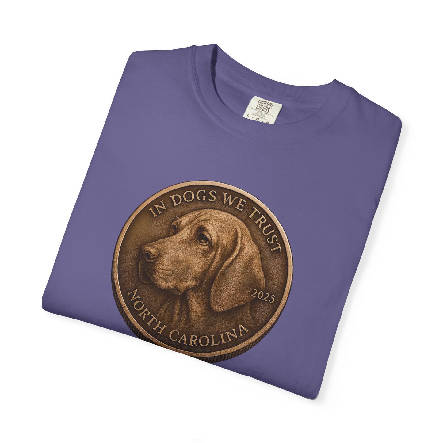 North Carolina State Coin T-Shirt Collection - Proud Dog Breed Illustrations