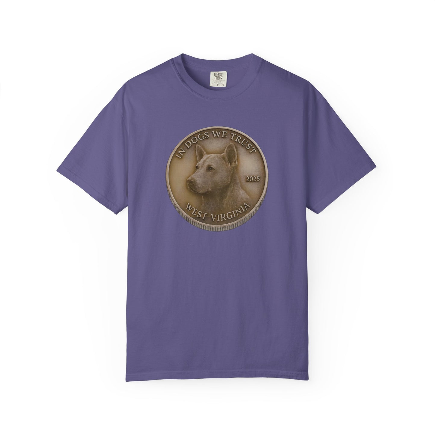 West Virginia State Coin T-Shirt Collection - Proud Dog Breed Illustrations