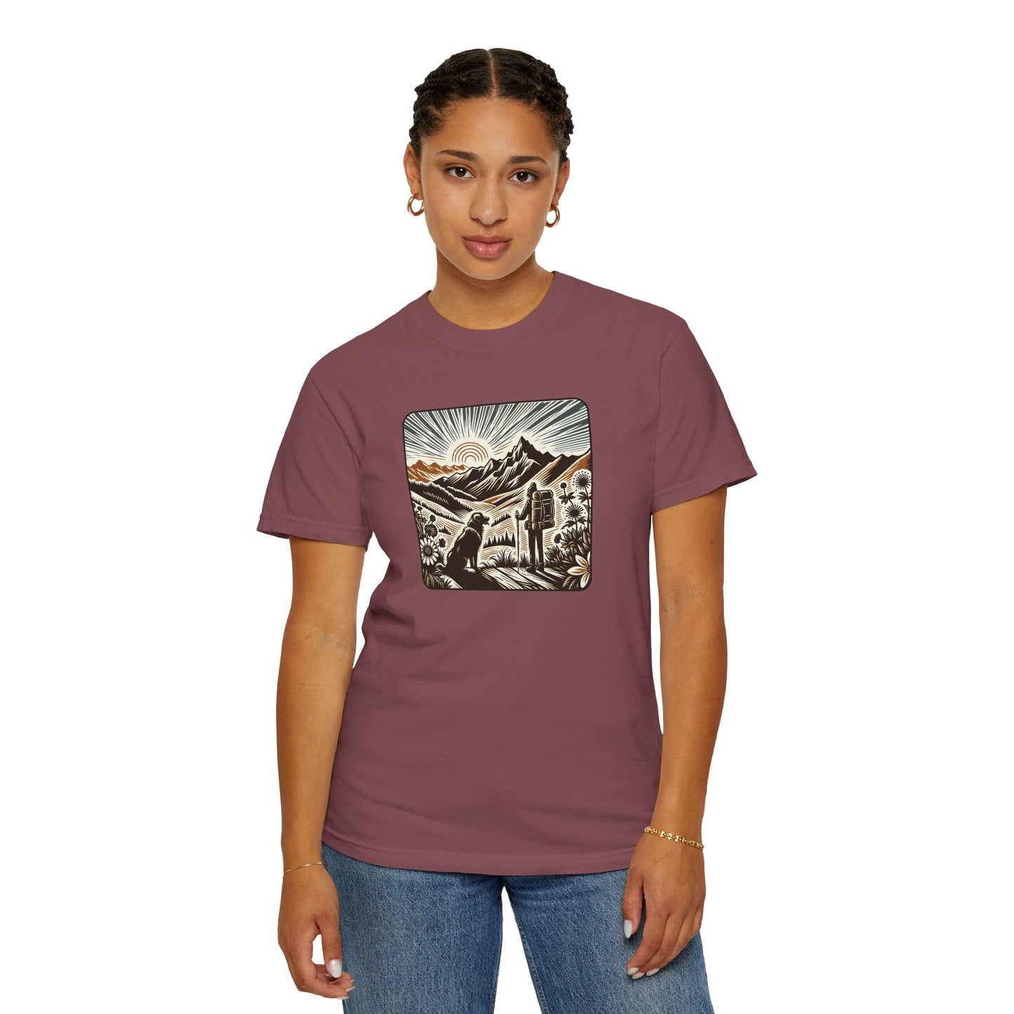Adventure Awaits Unisex Garment-Dyed T-Shirt