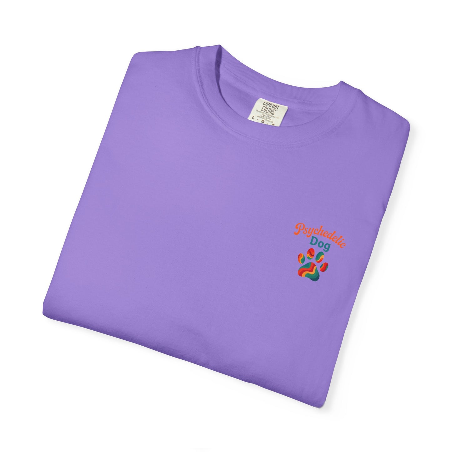 Psychedelic Dog T-Shirt - Jimi Hendrix Fun Humorous Design for Men and Women