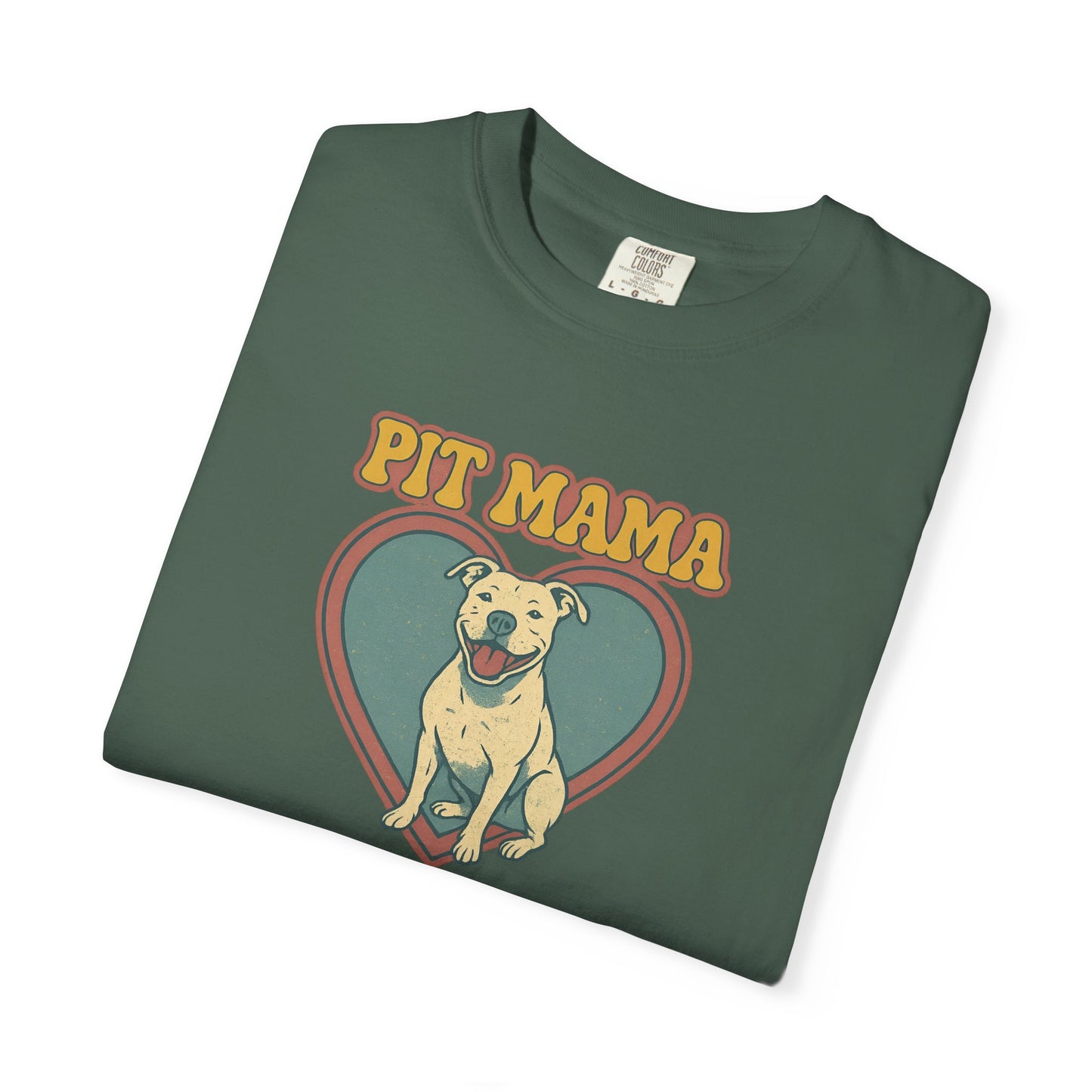 Pit Mama Unisex T-Shirt - Perfect Gift for Dog Lovers, Pet Owners, Animal Rescue Advocates, Dog Mom Apparel