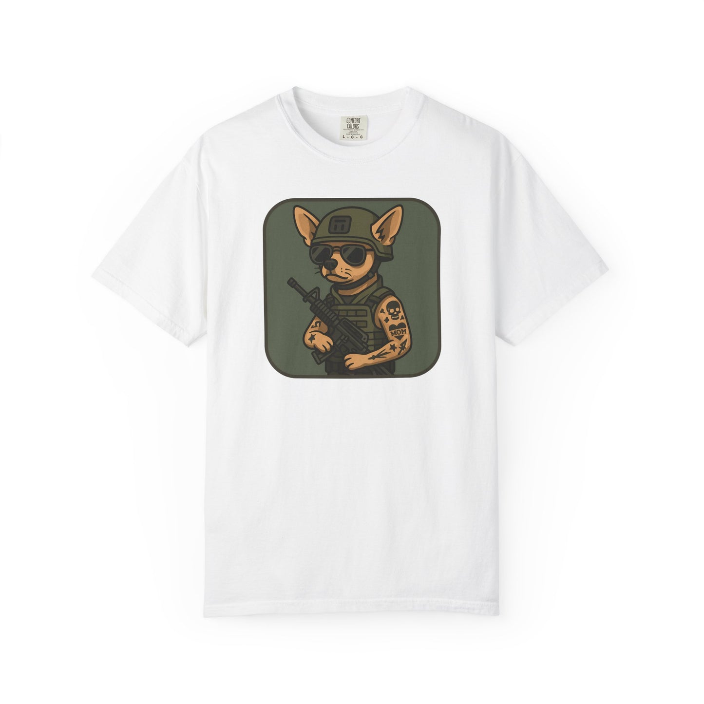 Funny Special Forces Chihuahua Unisex Garment-Dyed T-Shirt